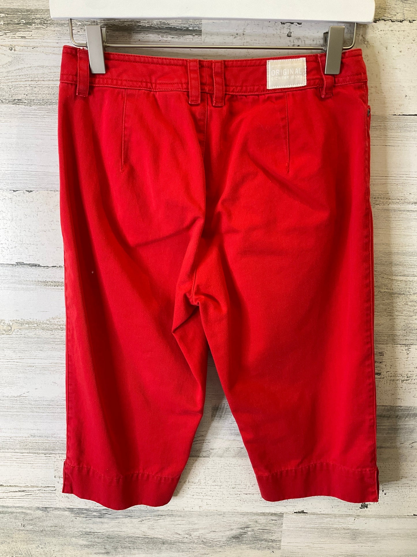 Capris By Liz Claiborne In Red, Size: 2