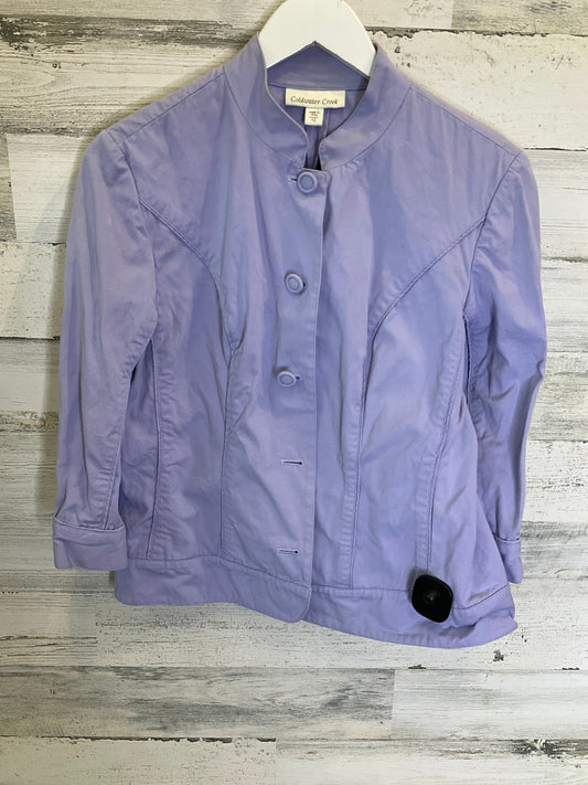 Jacket Other By Coldwater Creek In Purple, Size: L