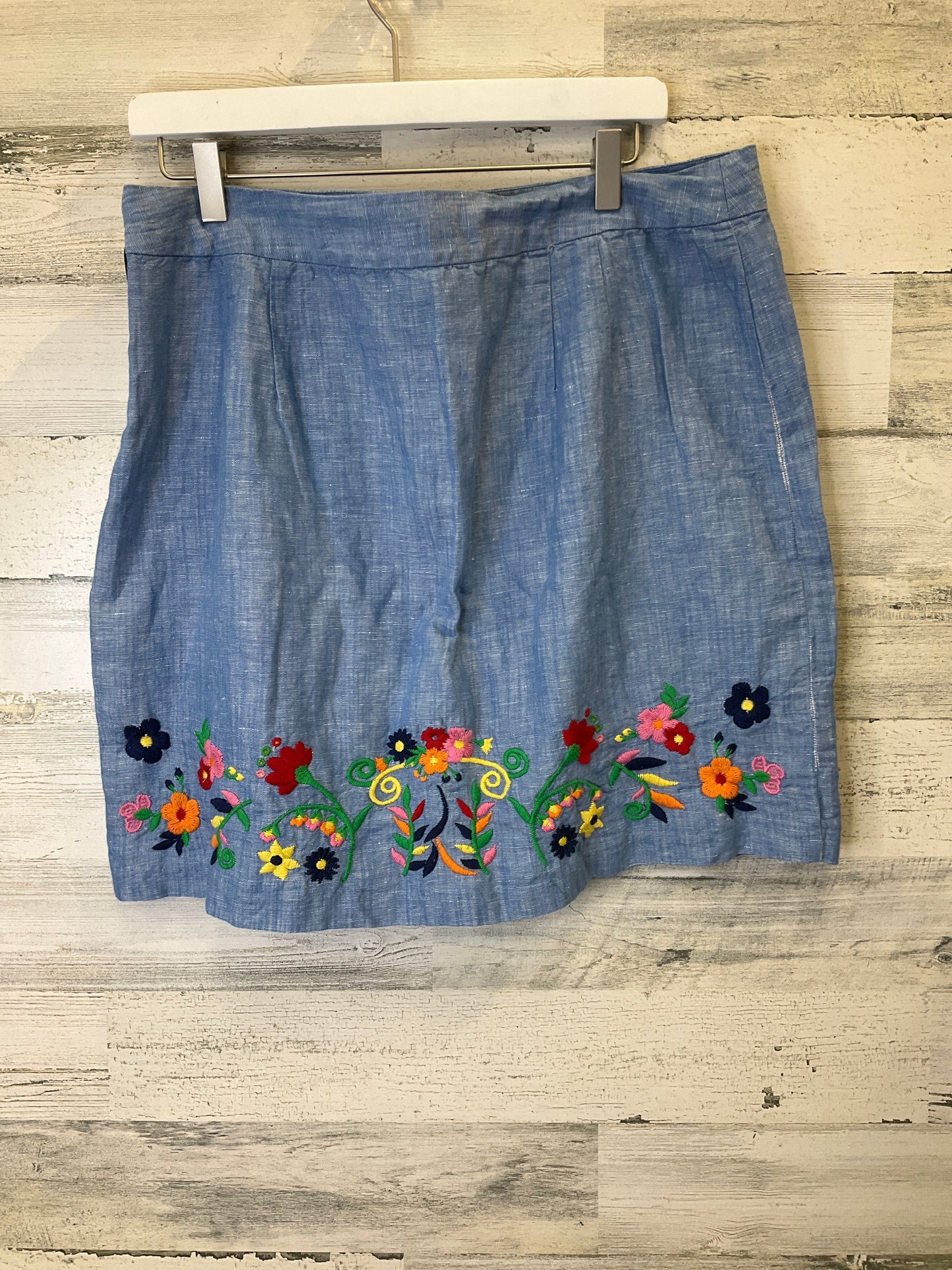 Blue Skirt Mini & Short Talbots, Size Xl