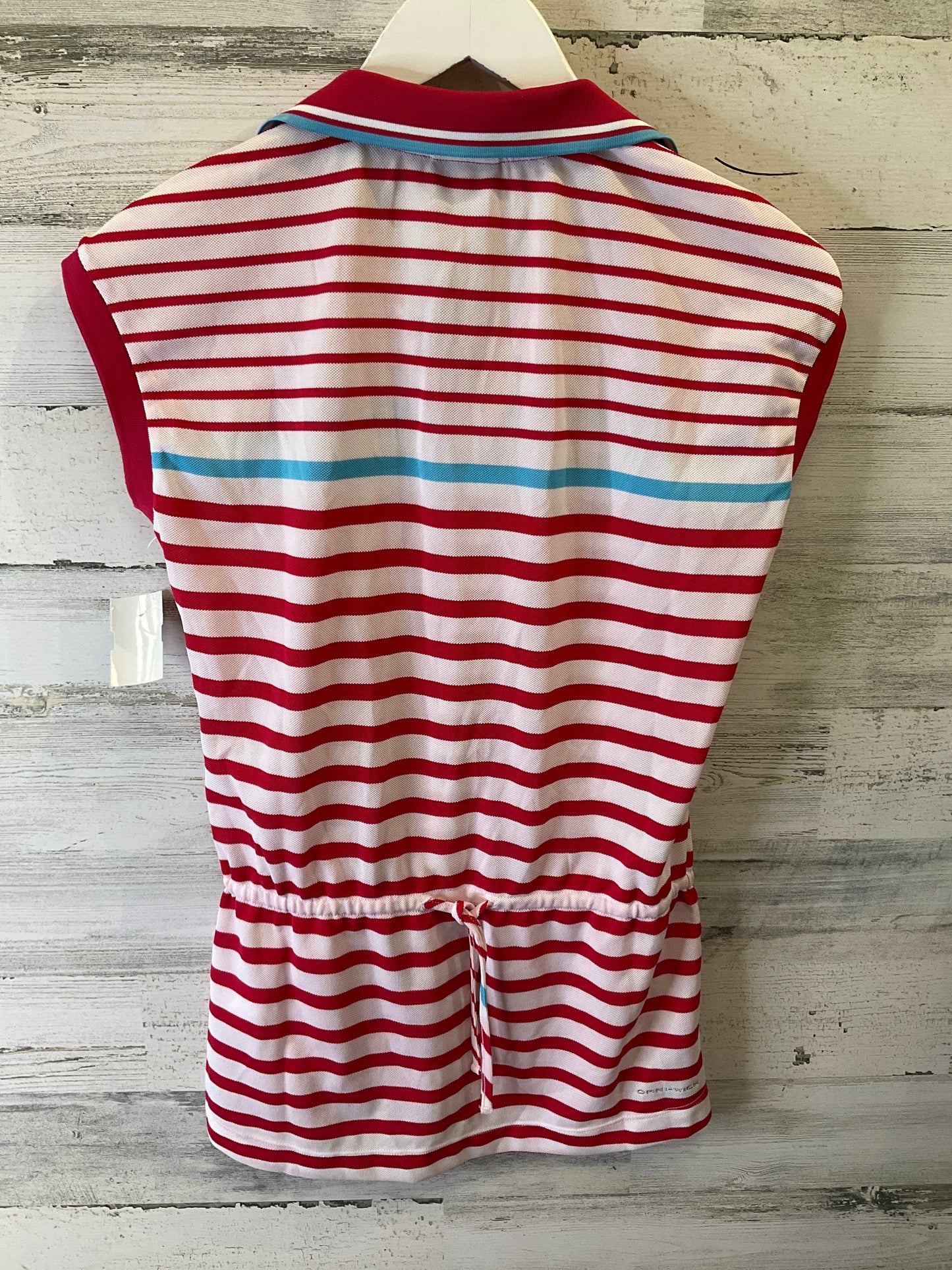 Blue Red & White Top Sleeveless Columbia, Size M