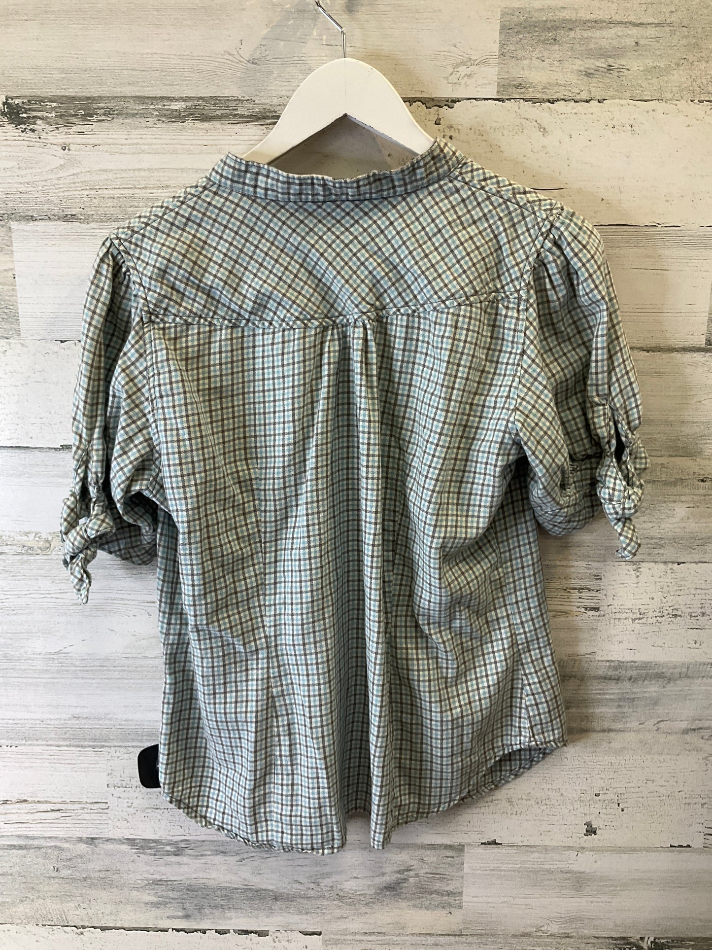 Blue & Grey Top Short Sleeve Old Navy, Size L