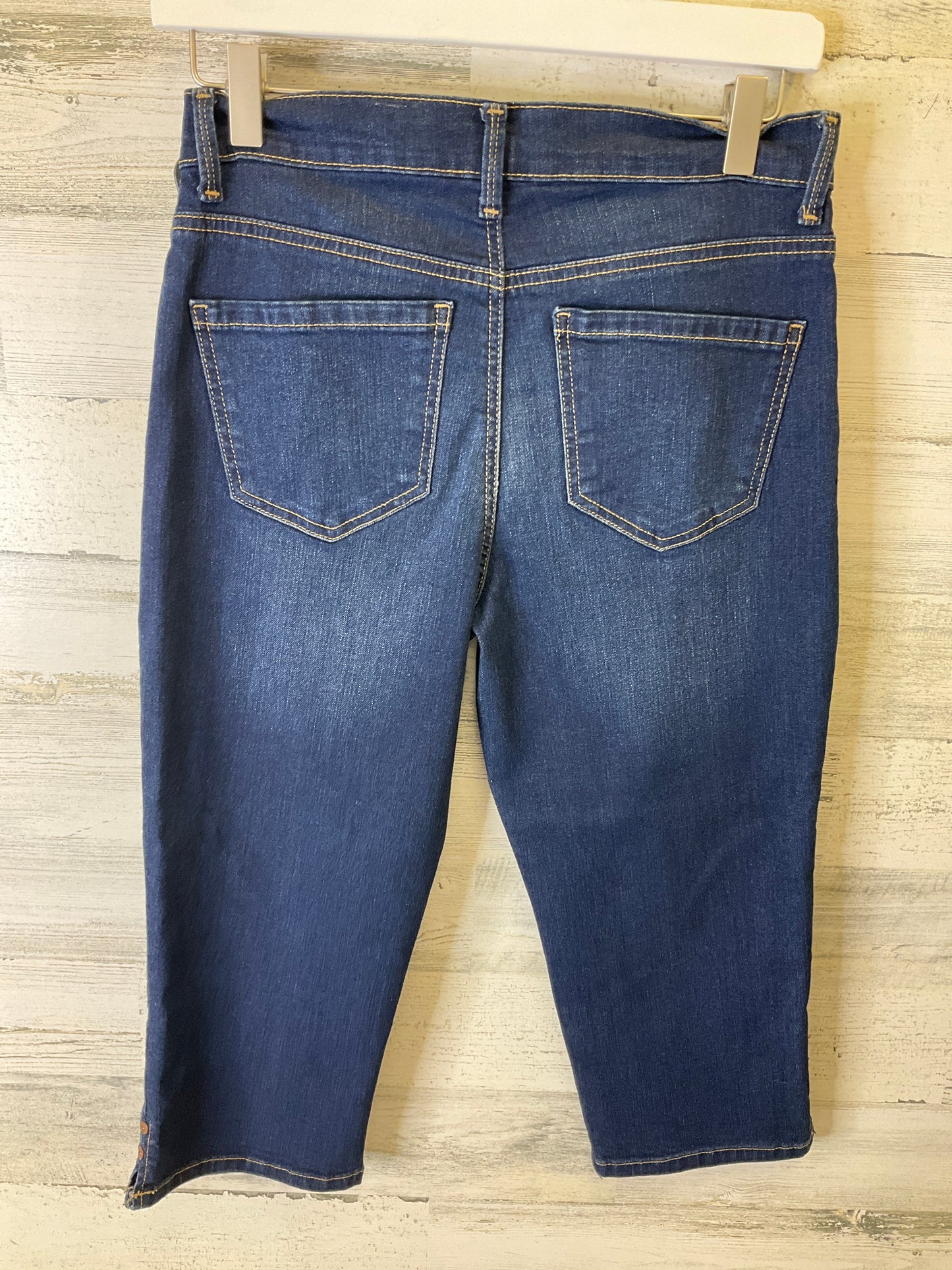 Capris By Gloria Vanderbilt In Blue Denim, Size: 6