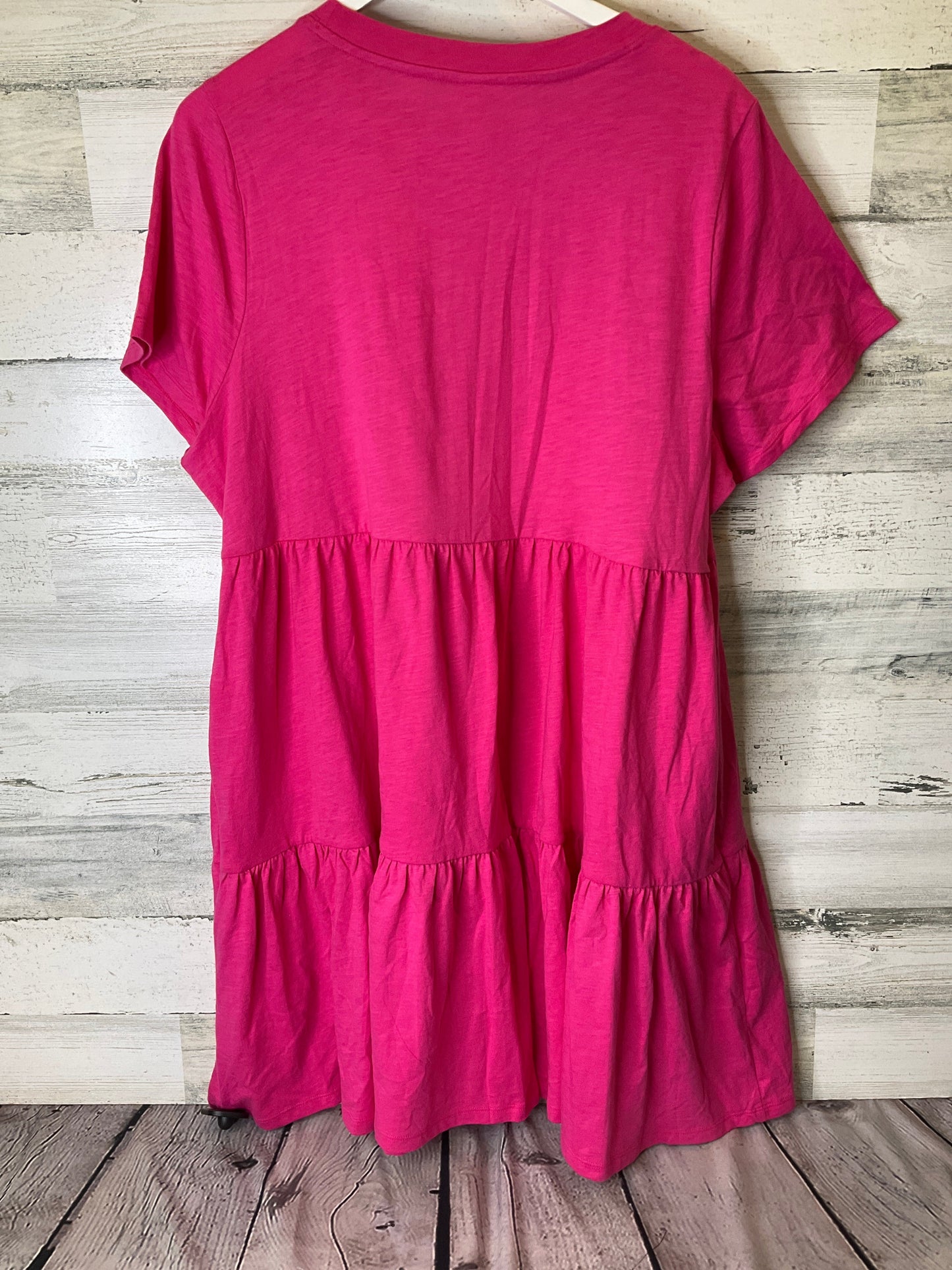 Pink Dress Casual Midi Old Navy, Size Xl