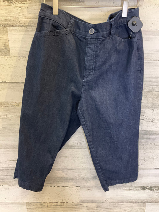 Blue Denim Capris St Johns Bay, Size 14