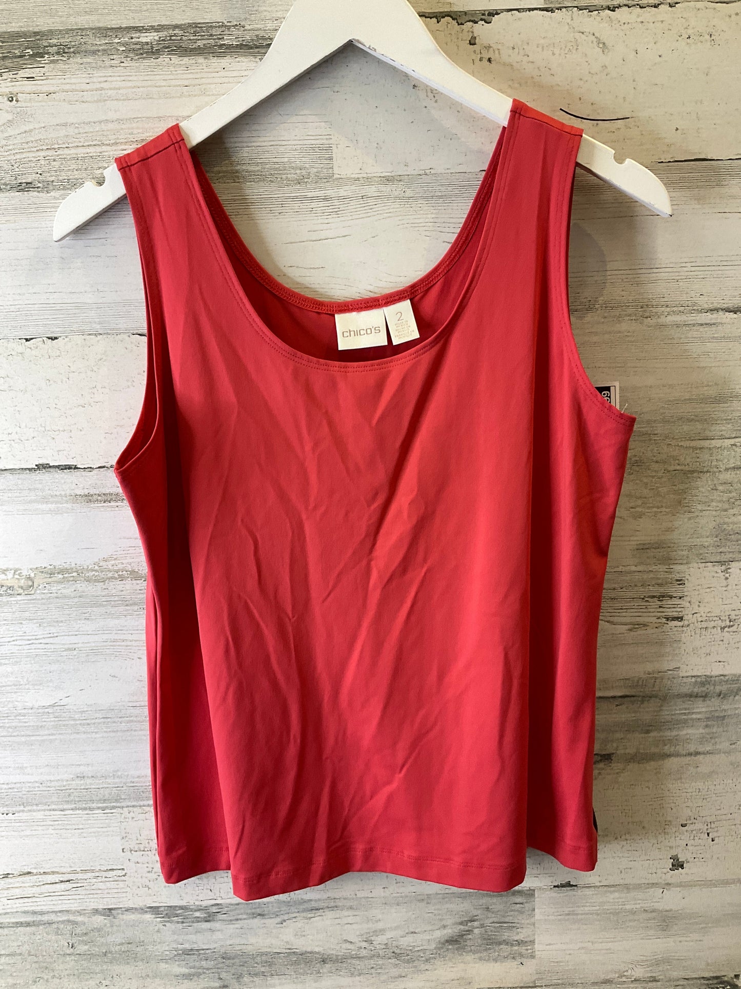 Coral Top Sleeveless Chicos, Size L