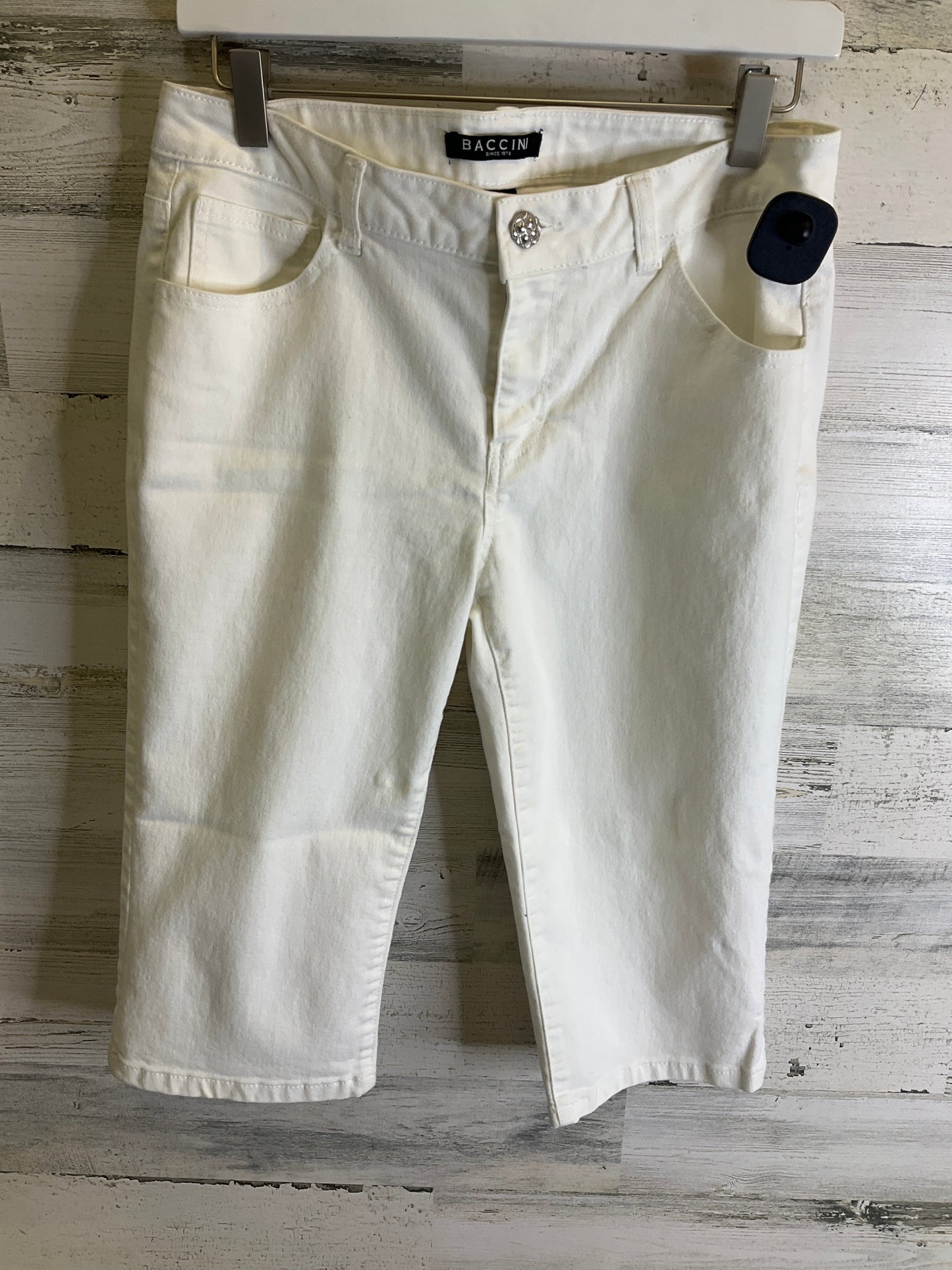 Capris By Baccini In White, Size: 10