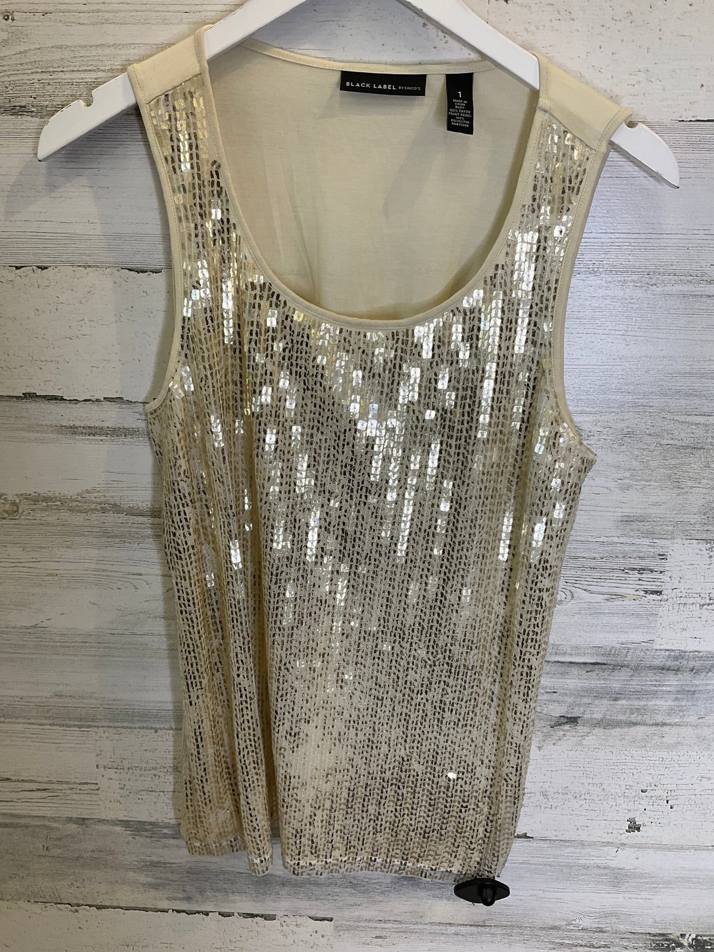 Gold Tank Top Chicos, Size M