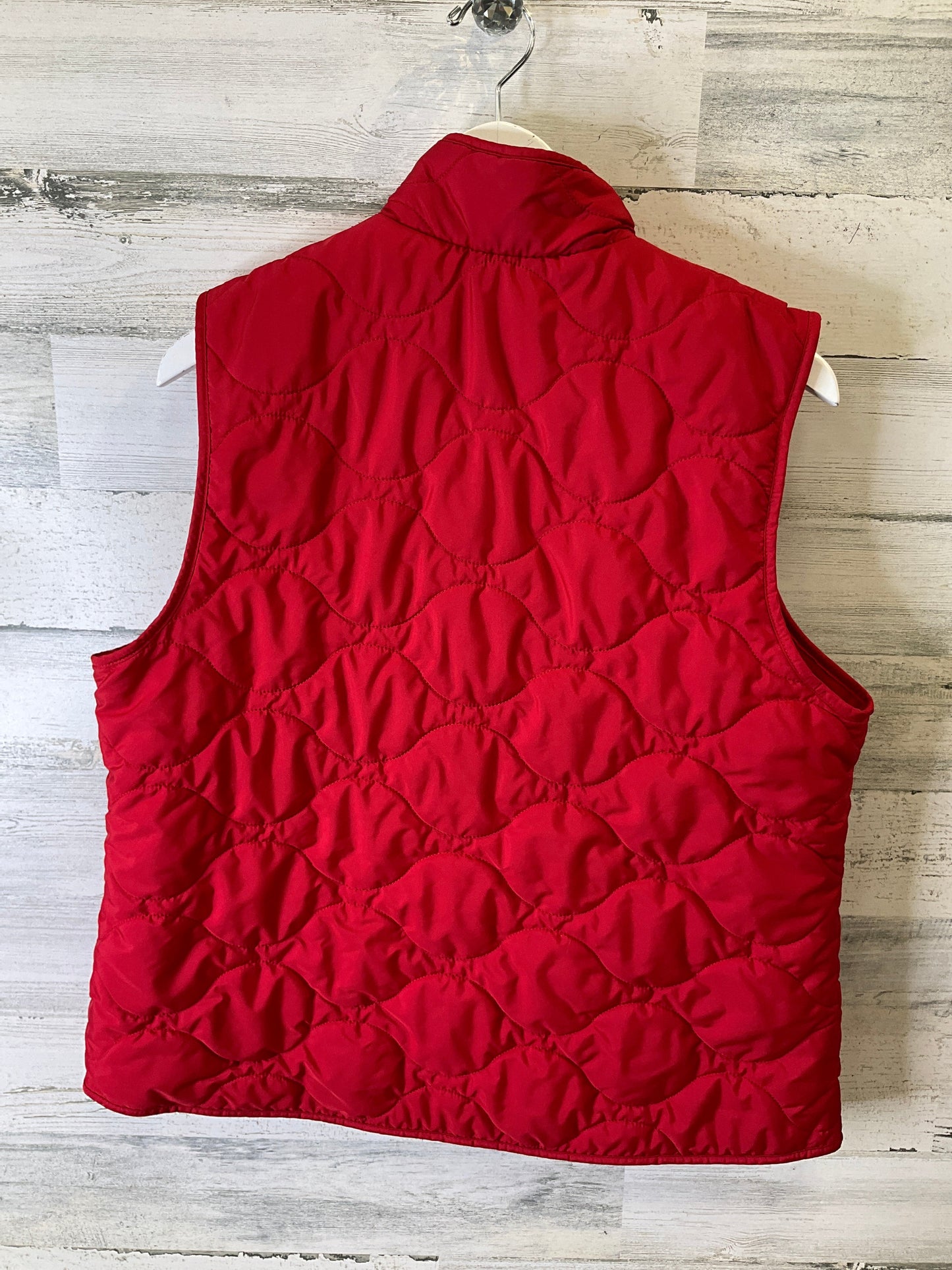 Vest Puffer & Quilted By Croft And Barrow In Red, Size: L