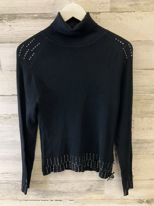 Top Long Sleeve By Bisou Bisou In Black, Size: L