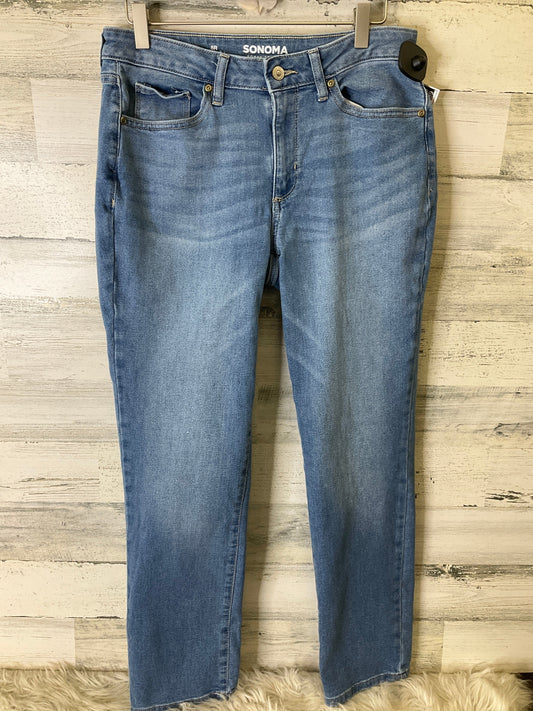 Jeans Straight By Sonoma In Blue Denim, Size: 8