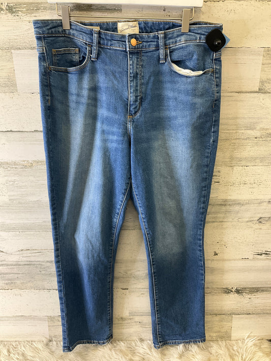 Jeans Straight By Universal Thread In Blue, Size: 12