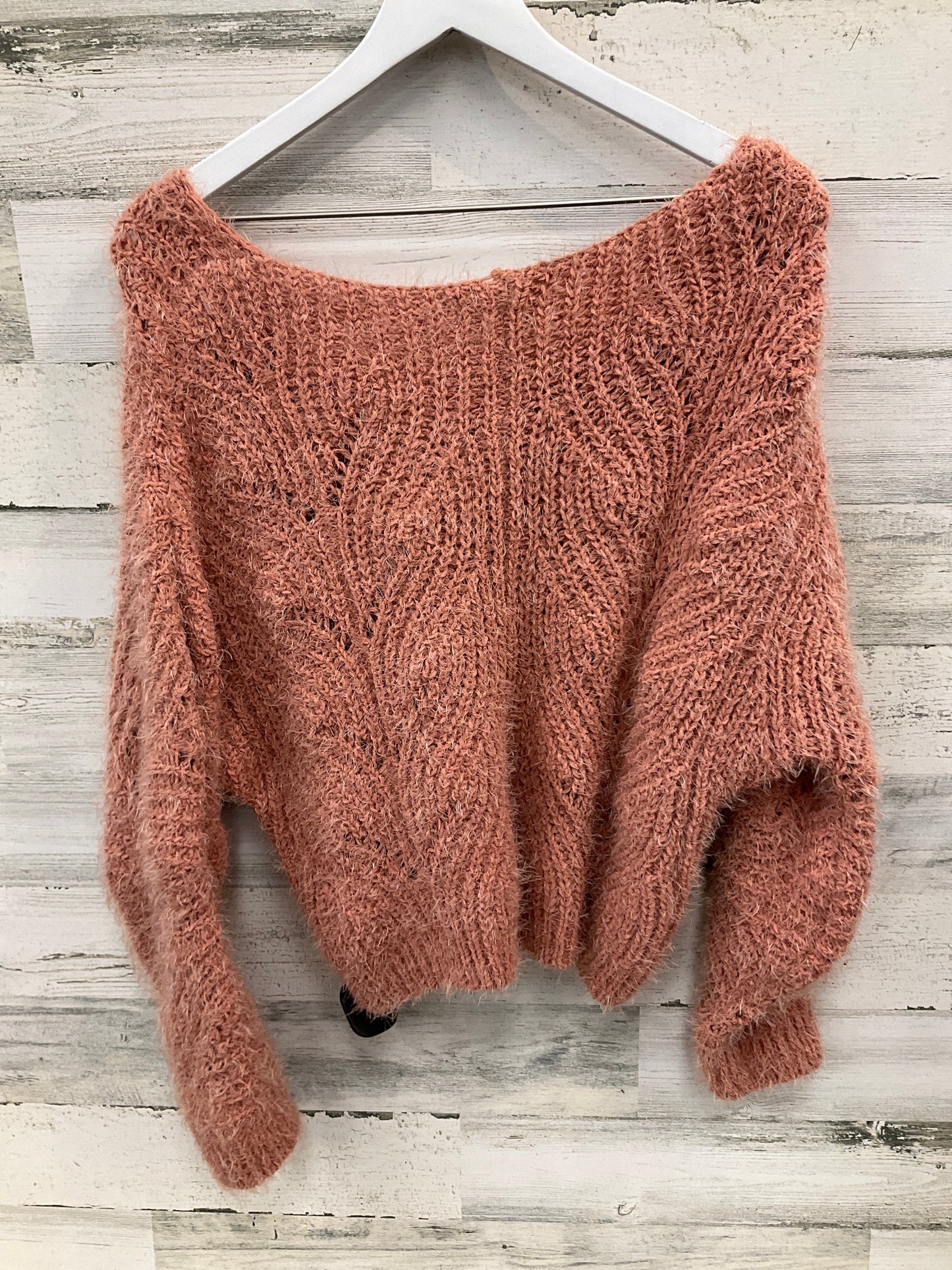 Sweater By Pink Rose In Peach, Size: M