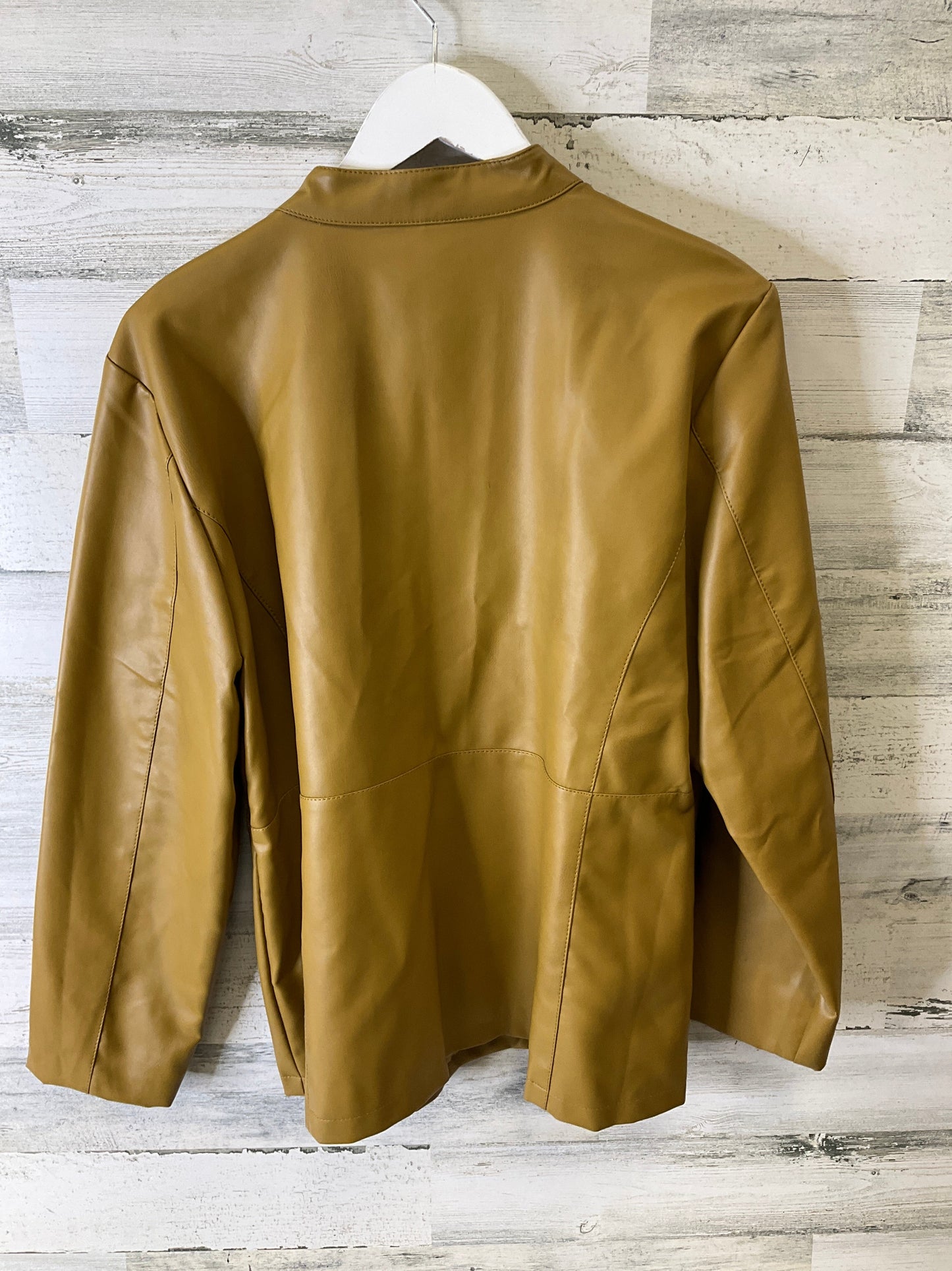 Jacket Other By Susan Graver In Gold, Size: L