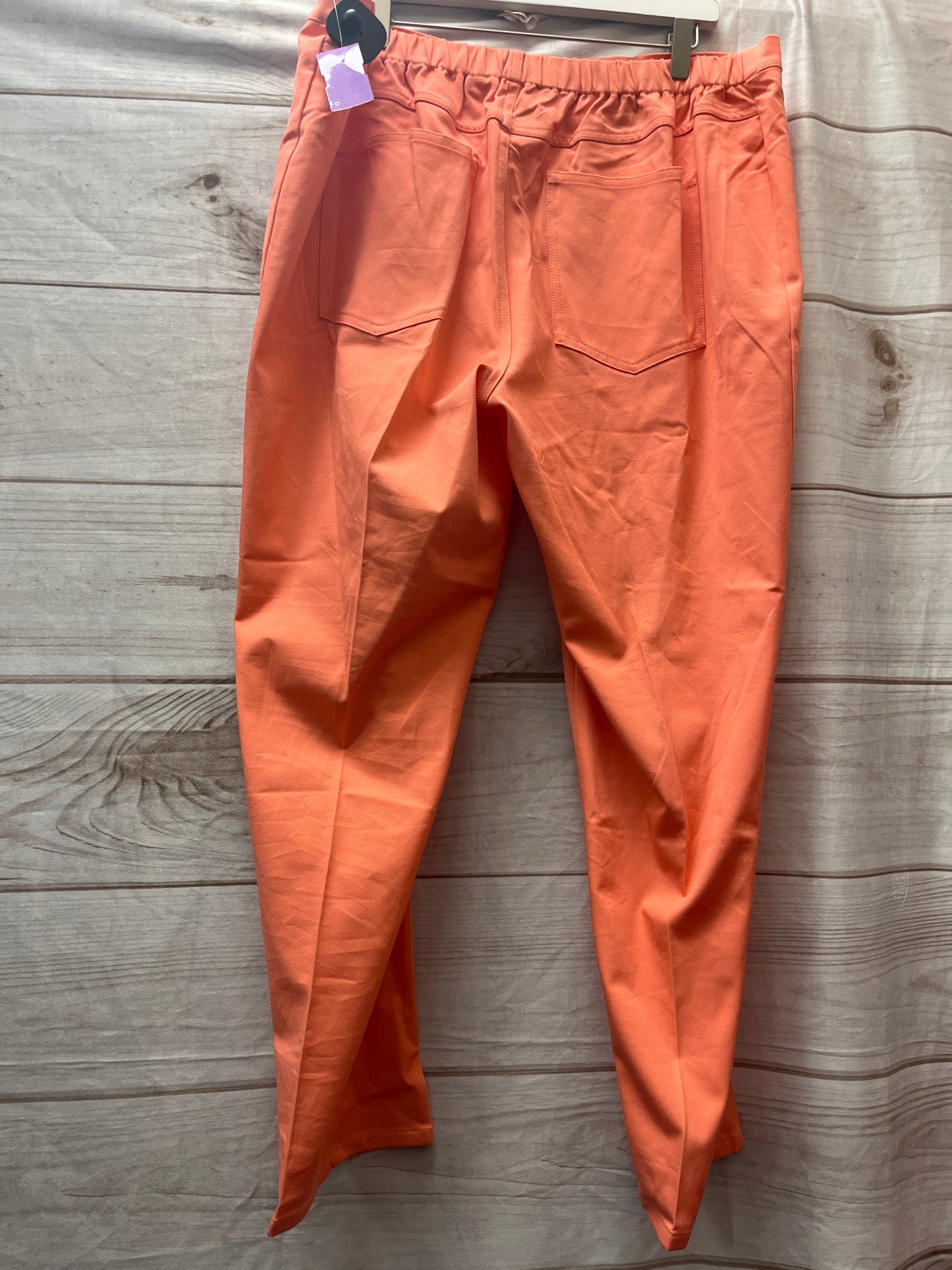 Capris By Isaac Mizrahi Live Qvc In Orange, Size: 18