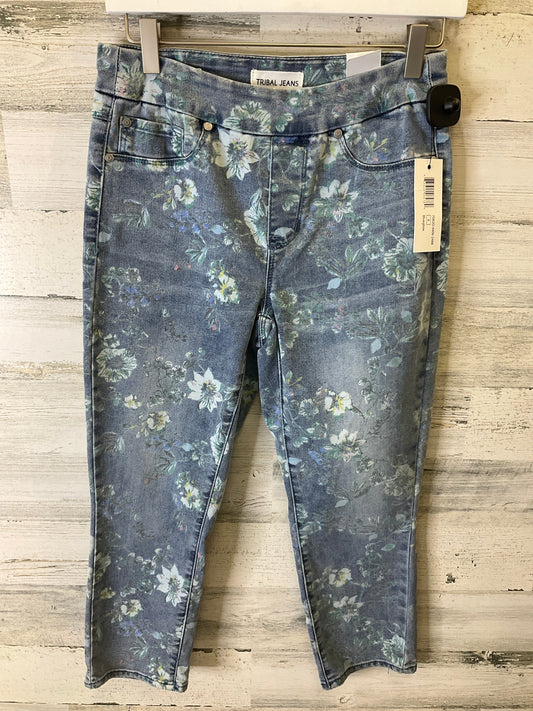 Capris By Tribal In Blue Denim, Size: 4