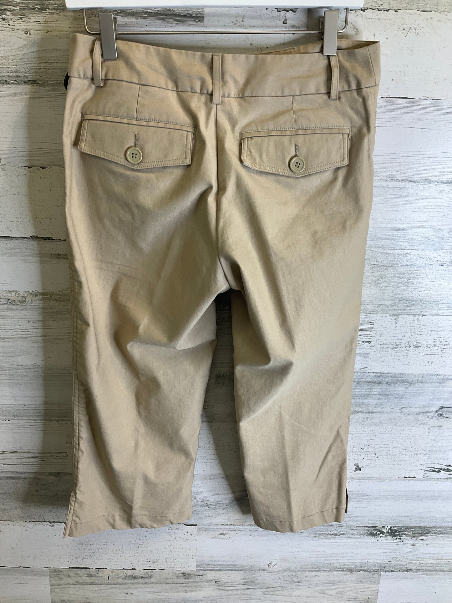 Capris By Dalia In Beige, Size: 8