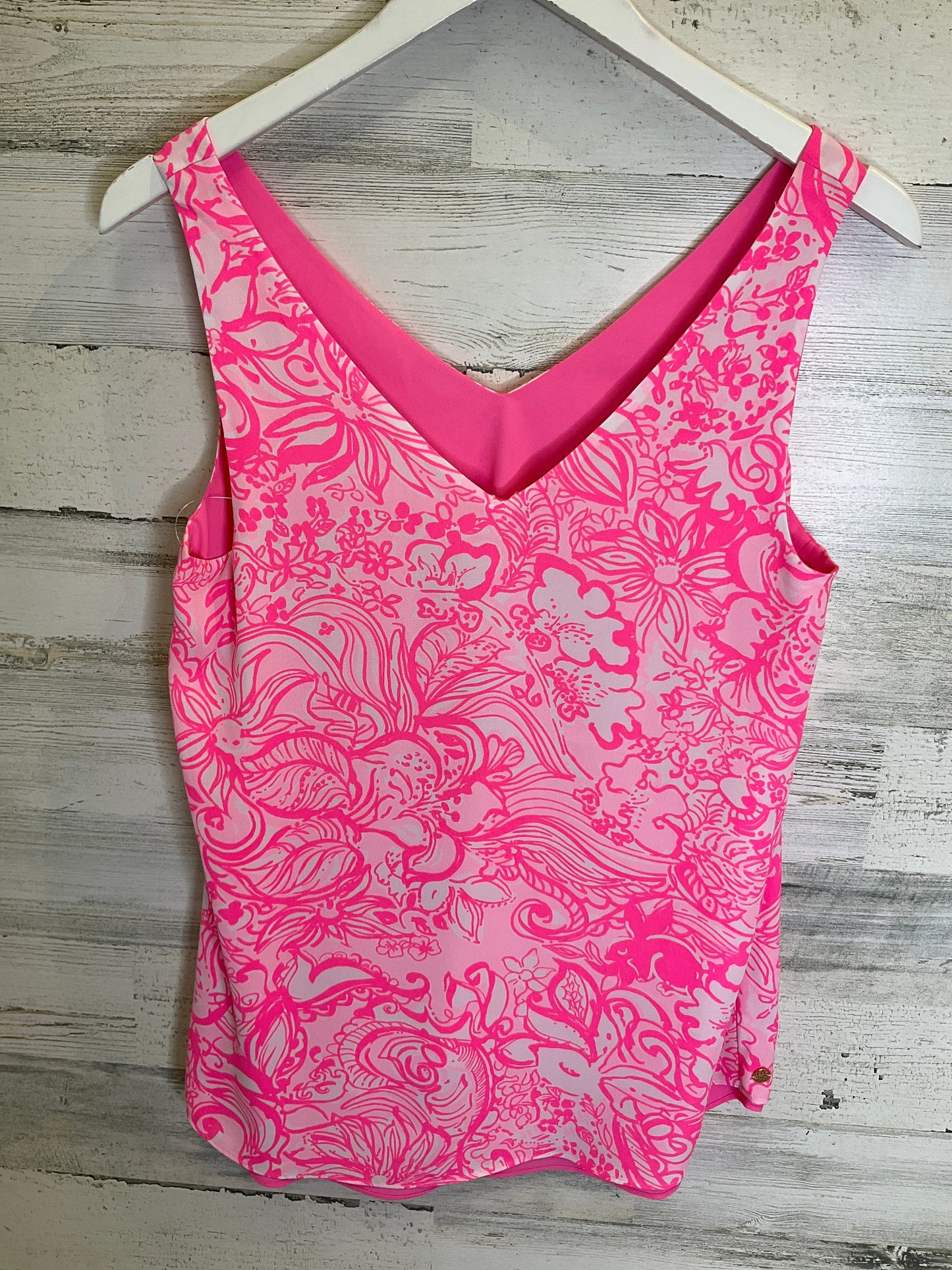 Pink Blouse Sleeveless Lilly Pulitzer, Size S