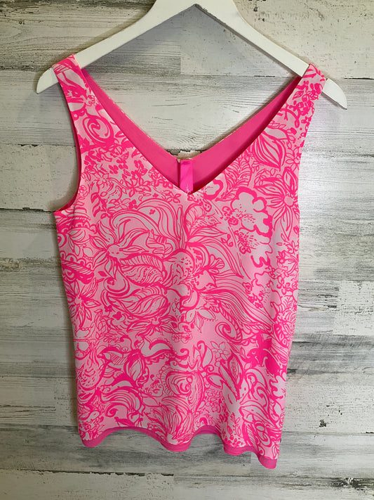 Pink Blouse Sleeveless Lilly Pulitzer, Size S