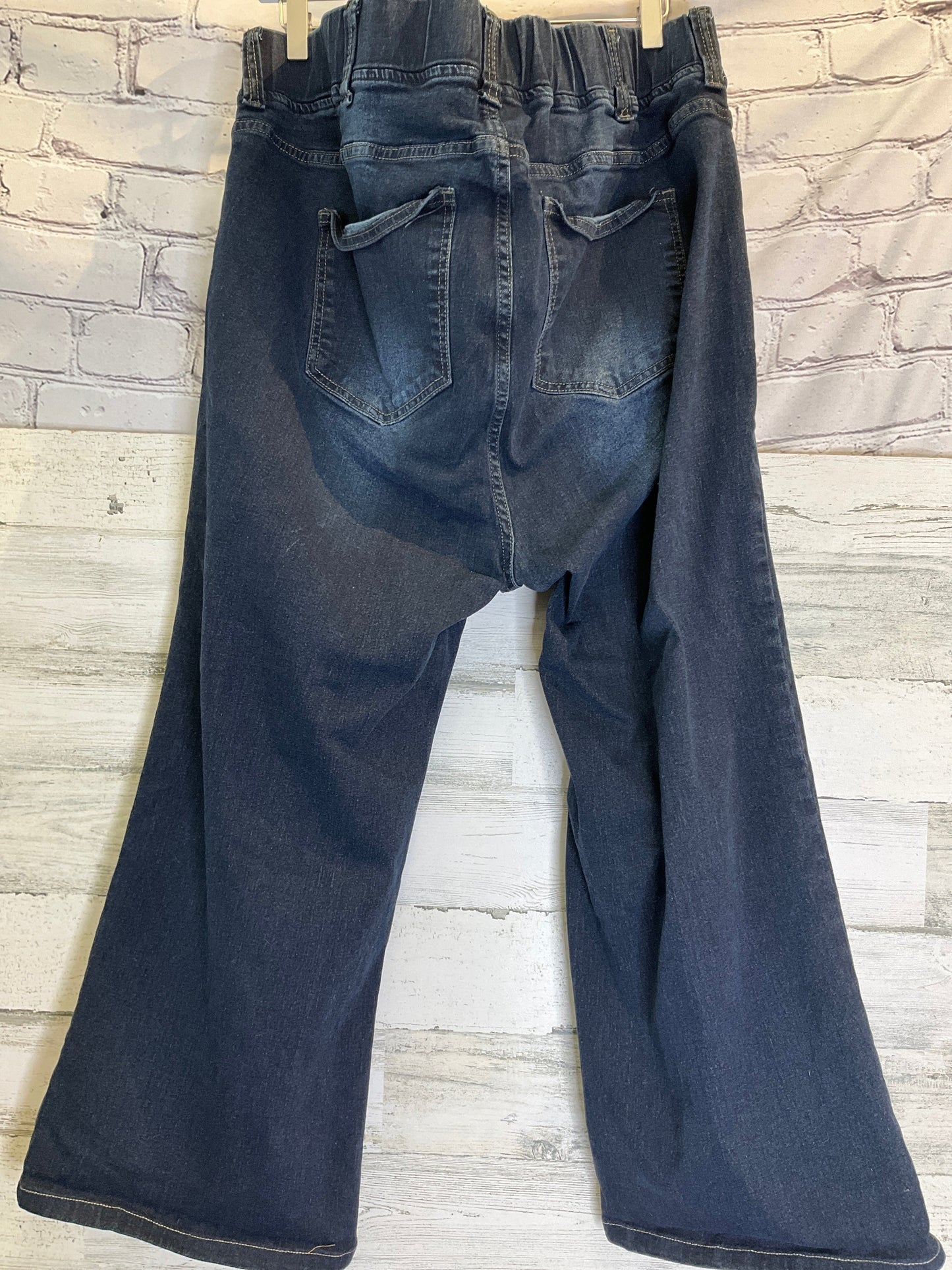 Blue Denim Jeans Straight Clothes Mentor, Size 24w