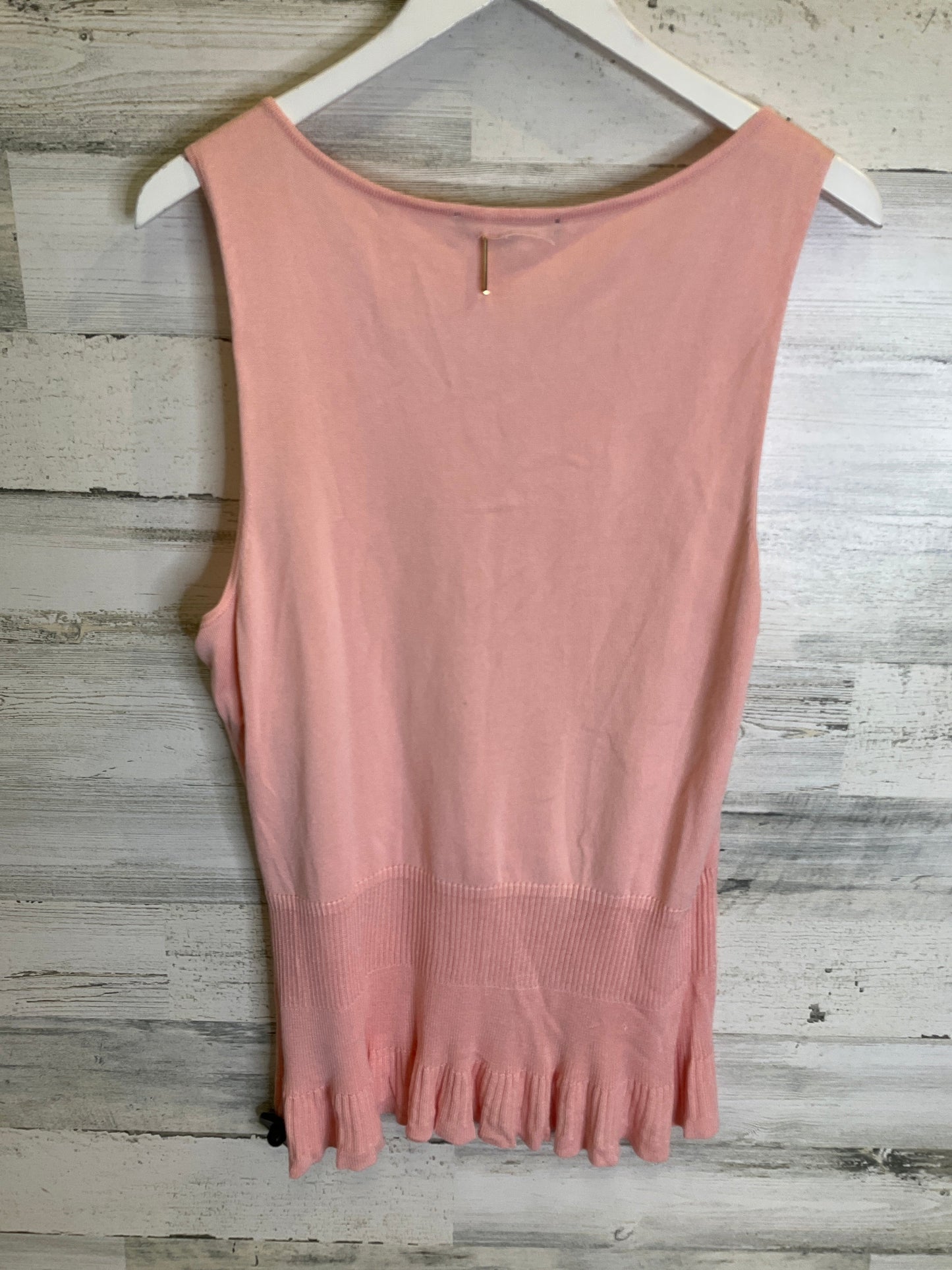 Blouse Sleeveless By Ellen Tracy In Pink, Size: Xl