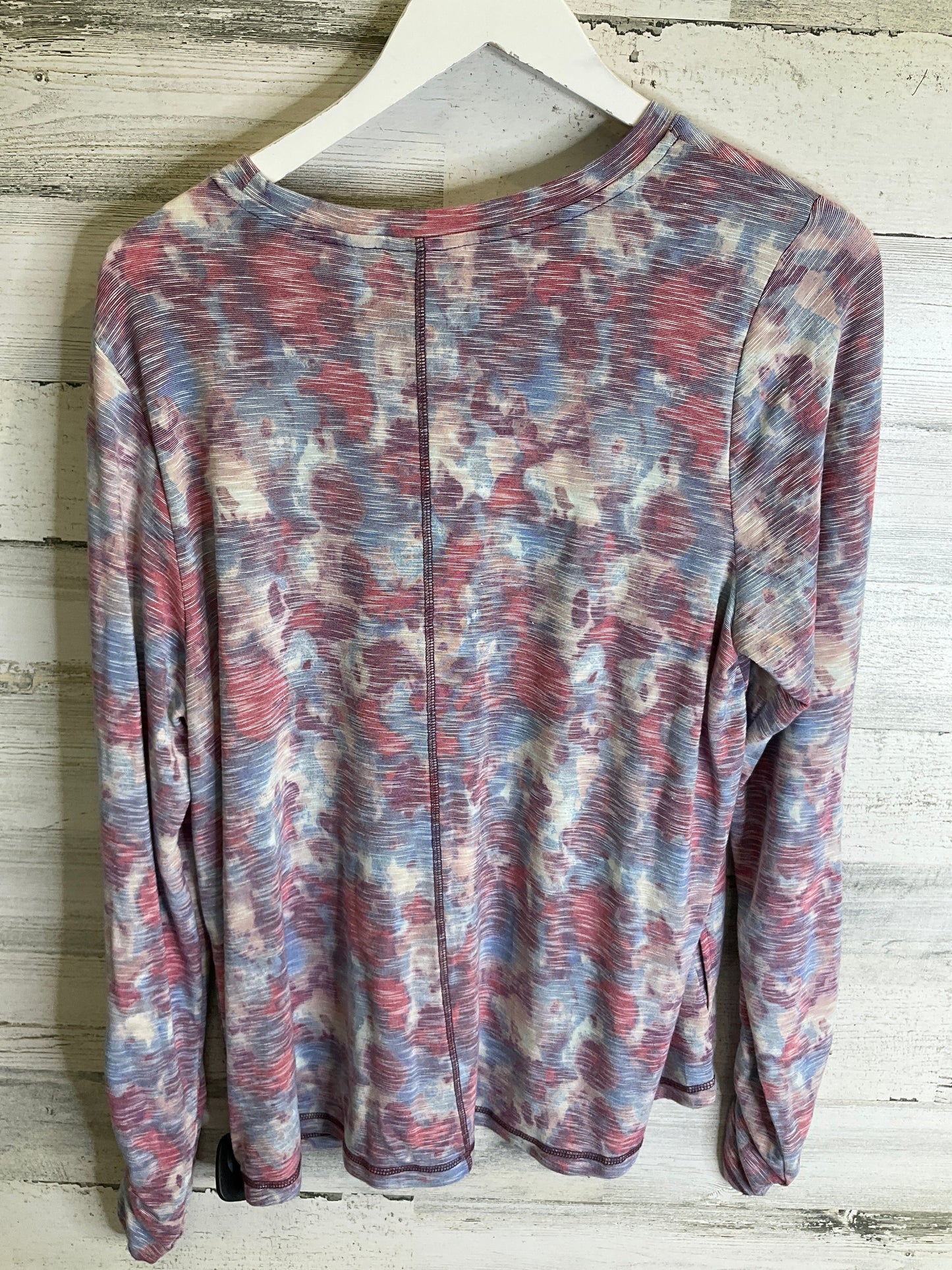 Top Long Sleeve By Logo In Pink, Size: L