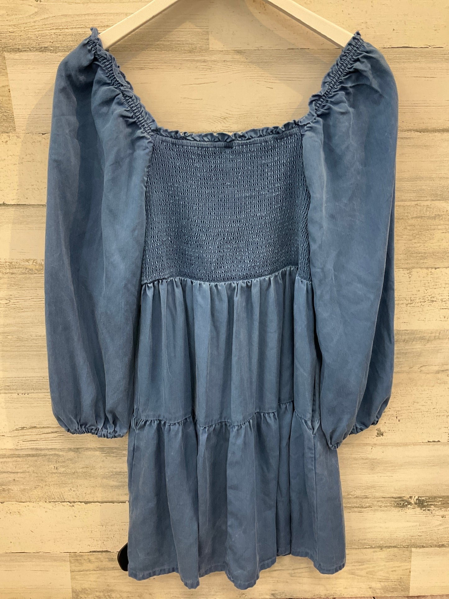 Tunic Long Sleeve By Old Navy In Blue Denim, Size: M