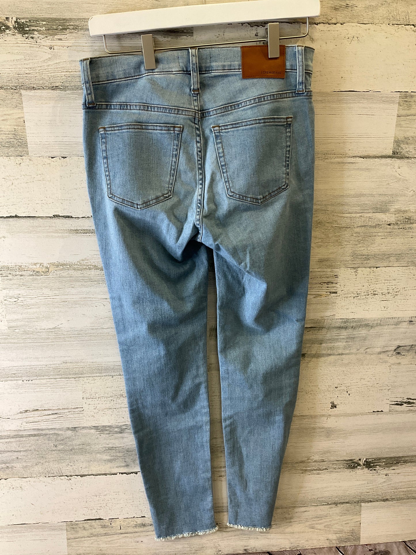 Jeans Skinny By J. Crew In Blue Denim, Size: 4