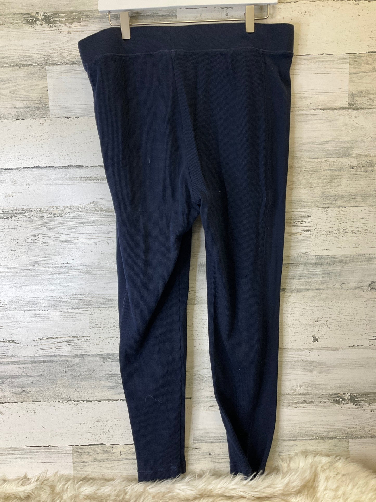 Lounge Set Pants By Chicos In Blue & White, Size: L