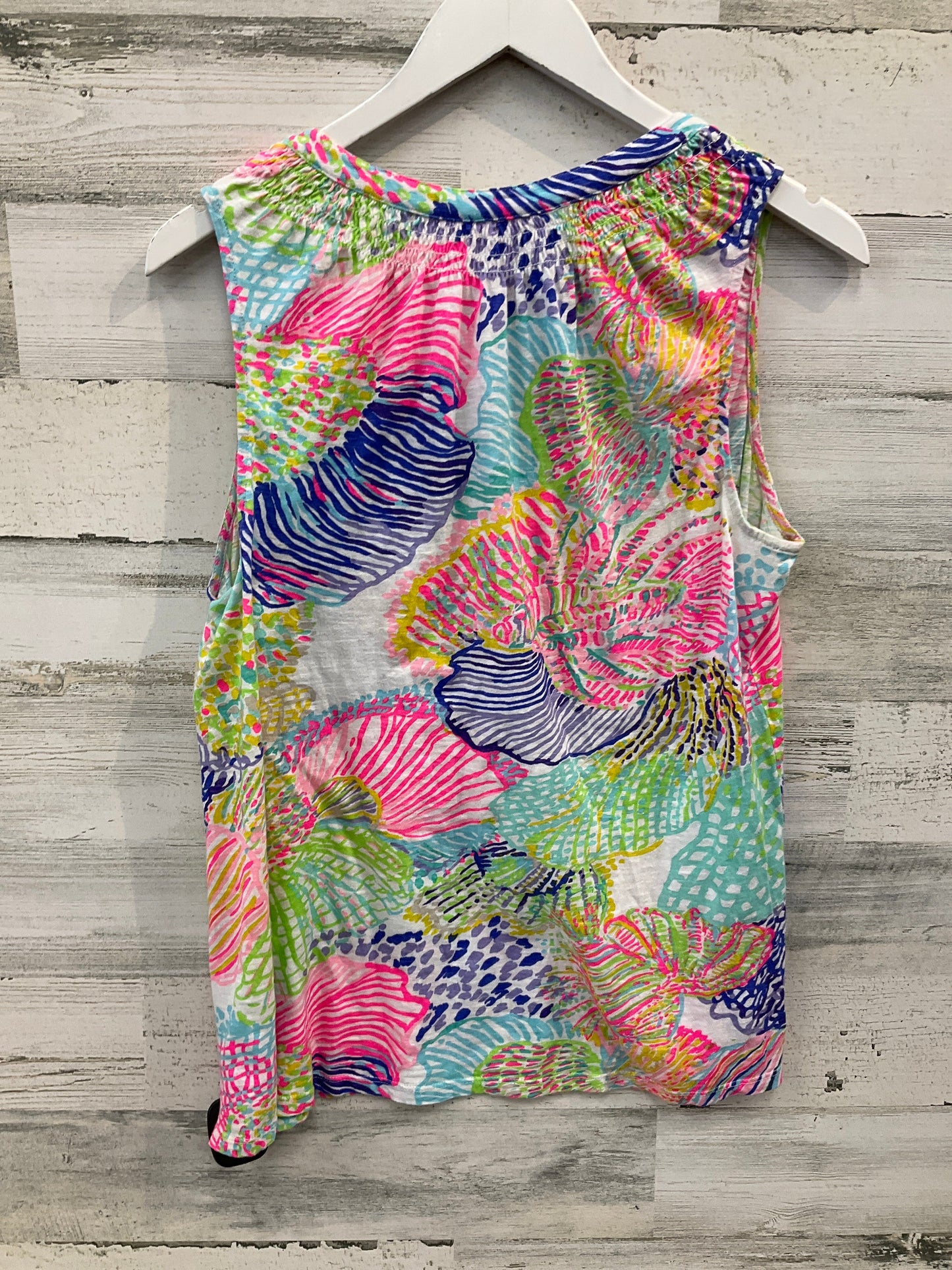 Top Sleeveless Designer By Lilly Pulitzer In Multi-colored, Size: L