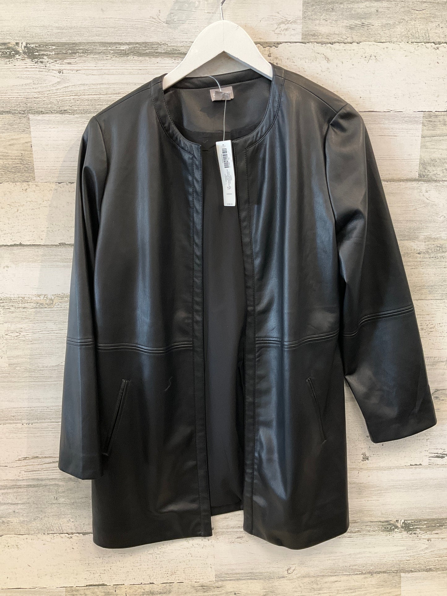 Jacket Other By Chicos In Black, Size: M