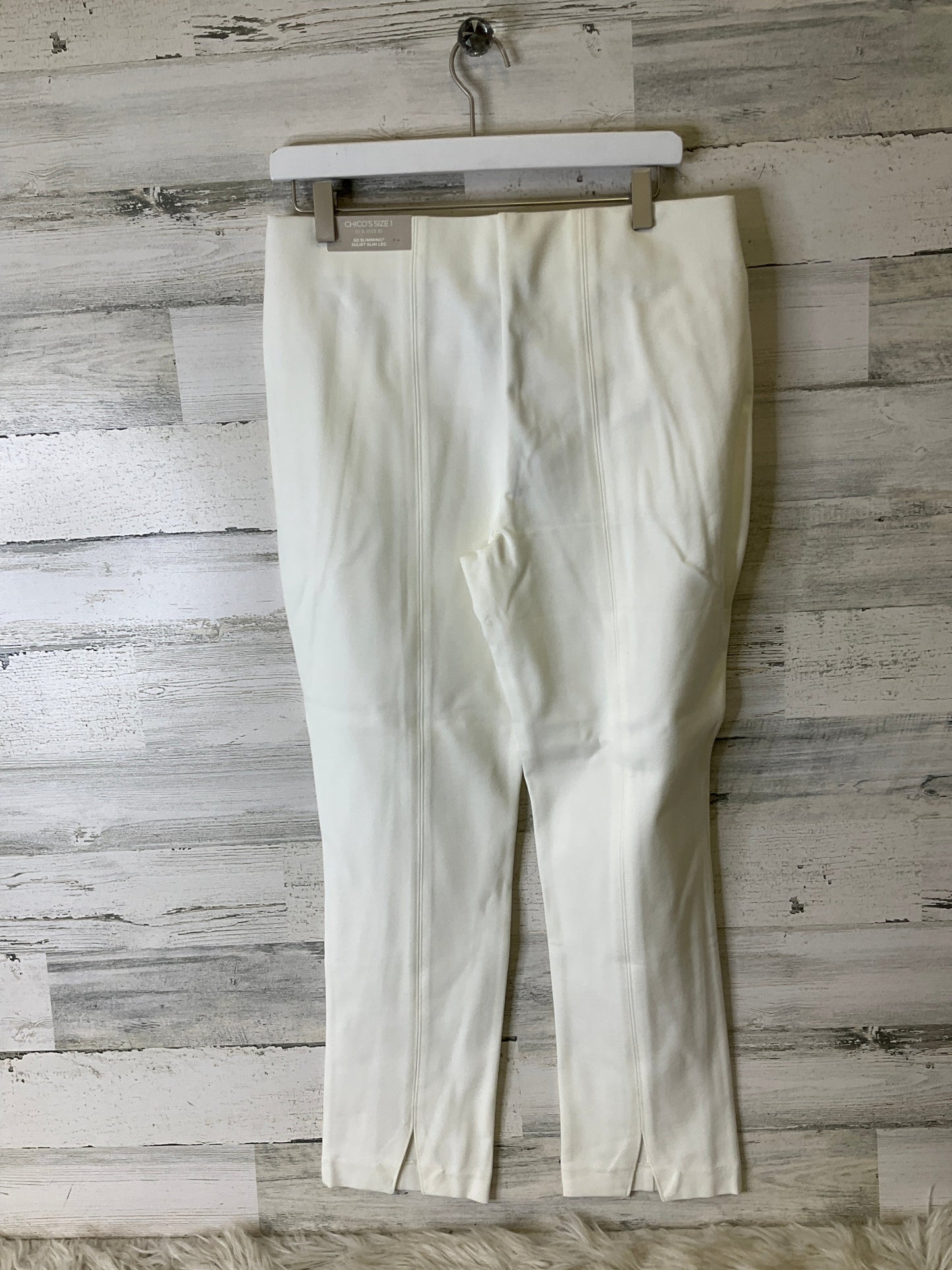 Pants Dress By Chicos In Ivory, Size: 8