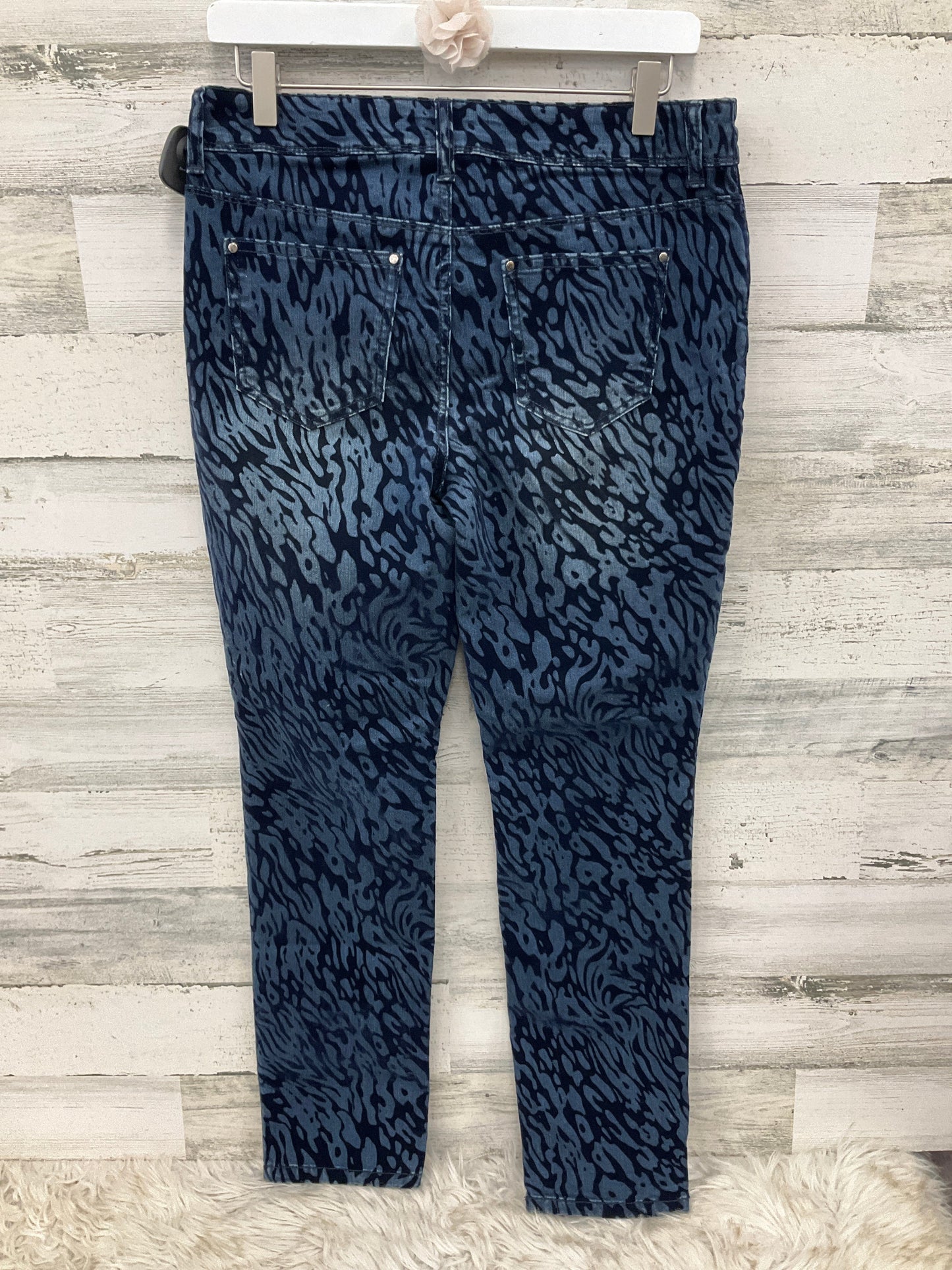 Jeans Skinny By Chicos In Blue Denim, Size: 4