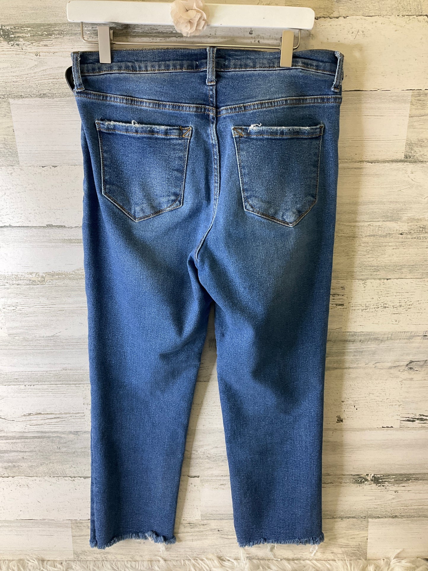 Jeans Straight By Kensie In Blue Denim, Size: 10