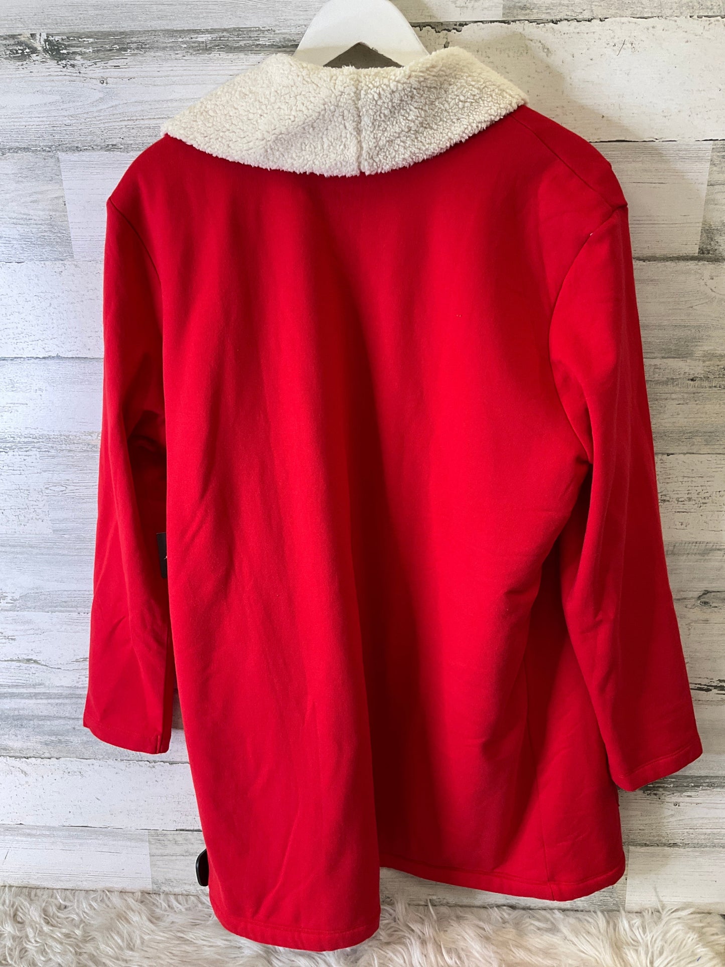 Cardigan By Eddie Bauer In Red, Size: Xxl