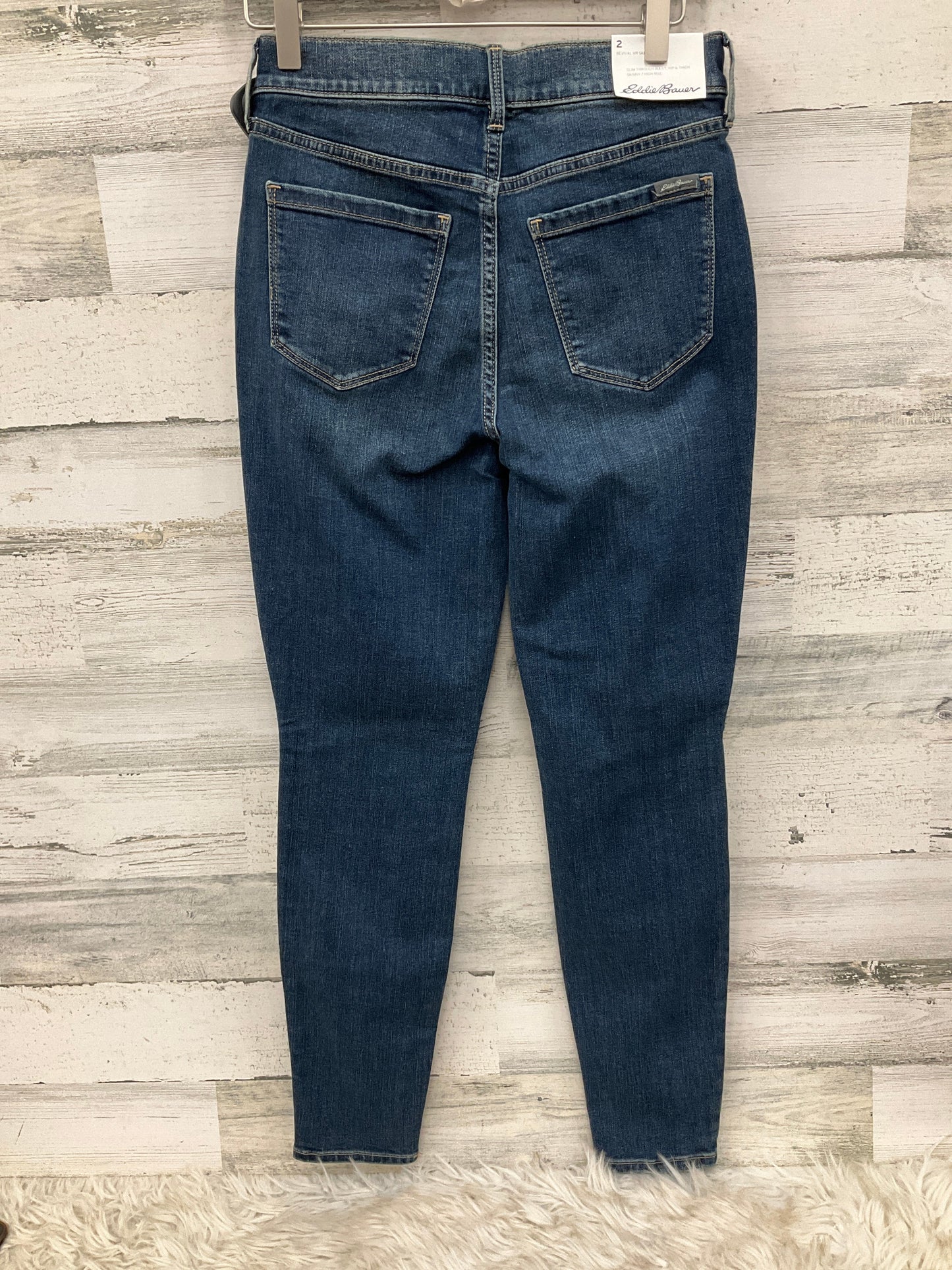 Jeans Skinny By Eddie Bauer In Blue Denim, Size: 2