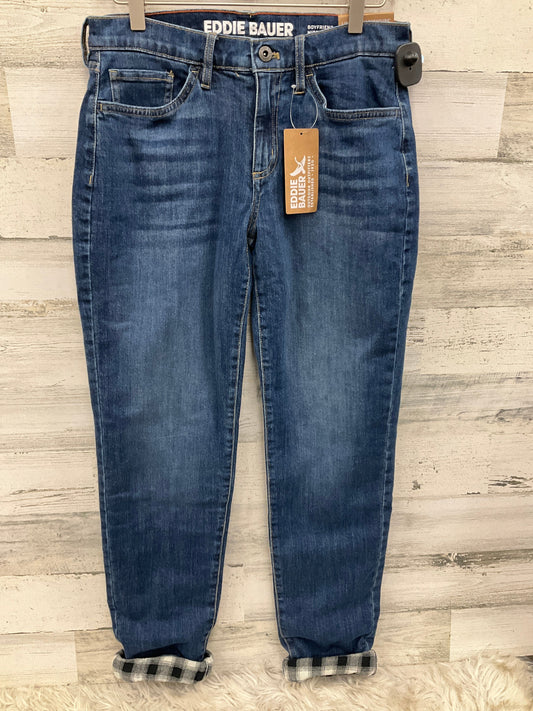 Jeans Straight By Eddie Bauer In Blue Denim, Size: 2