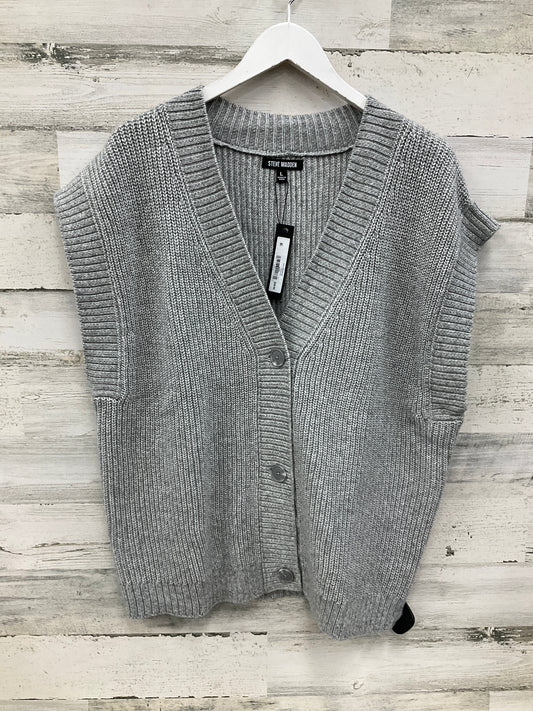 Sweater Short Sleeve By Steve Madden In Grey, Size: L