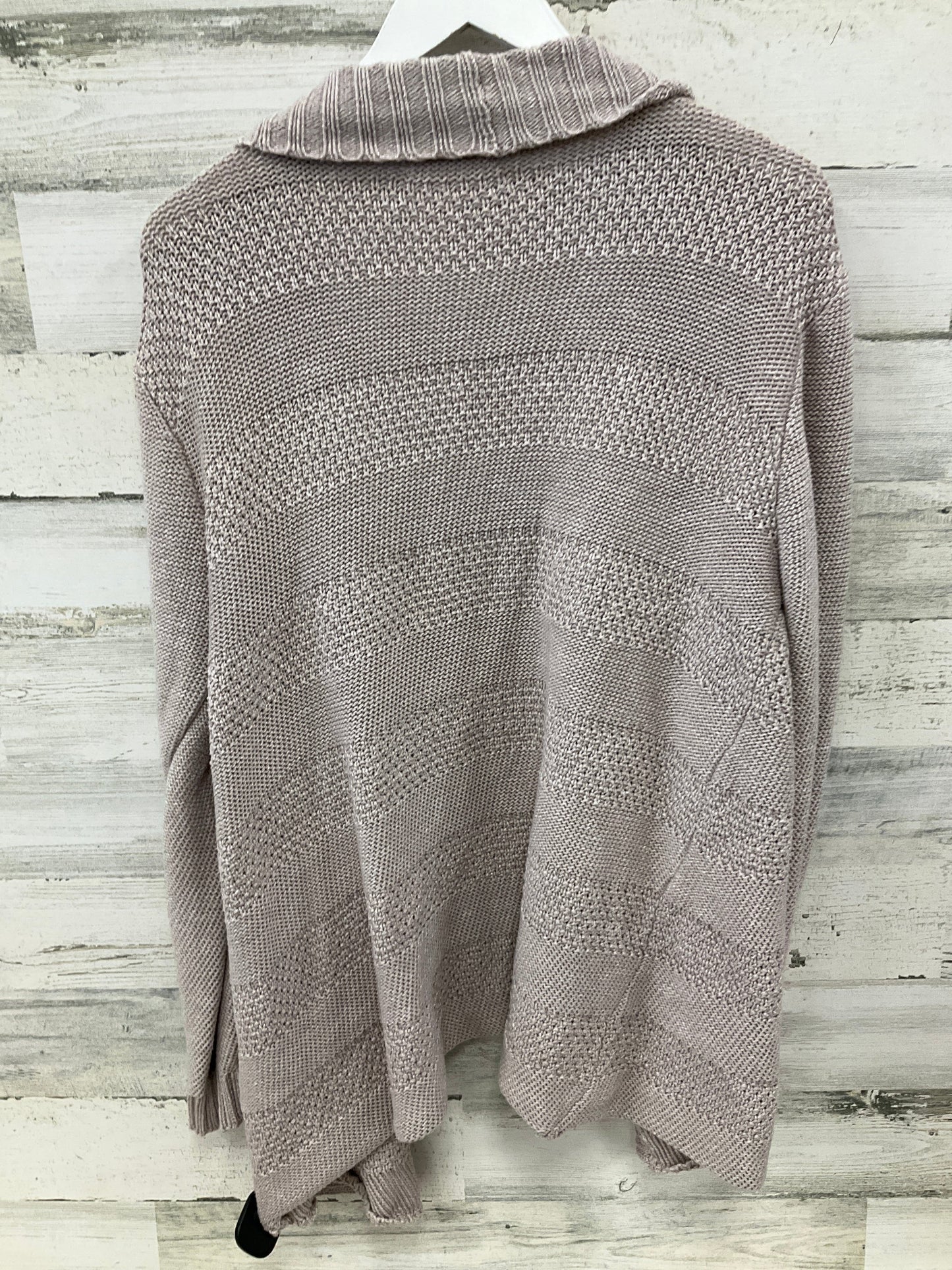 Sweater Cardigan By Clothes Mentor In Mauve, Size: Xxl