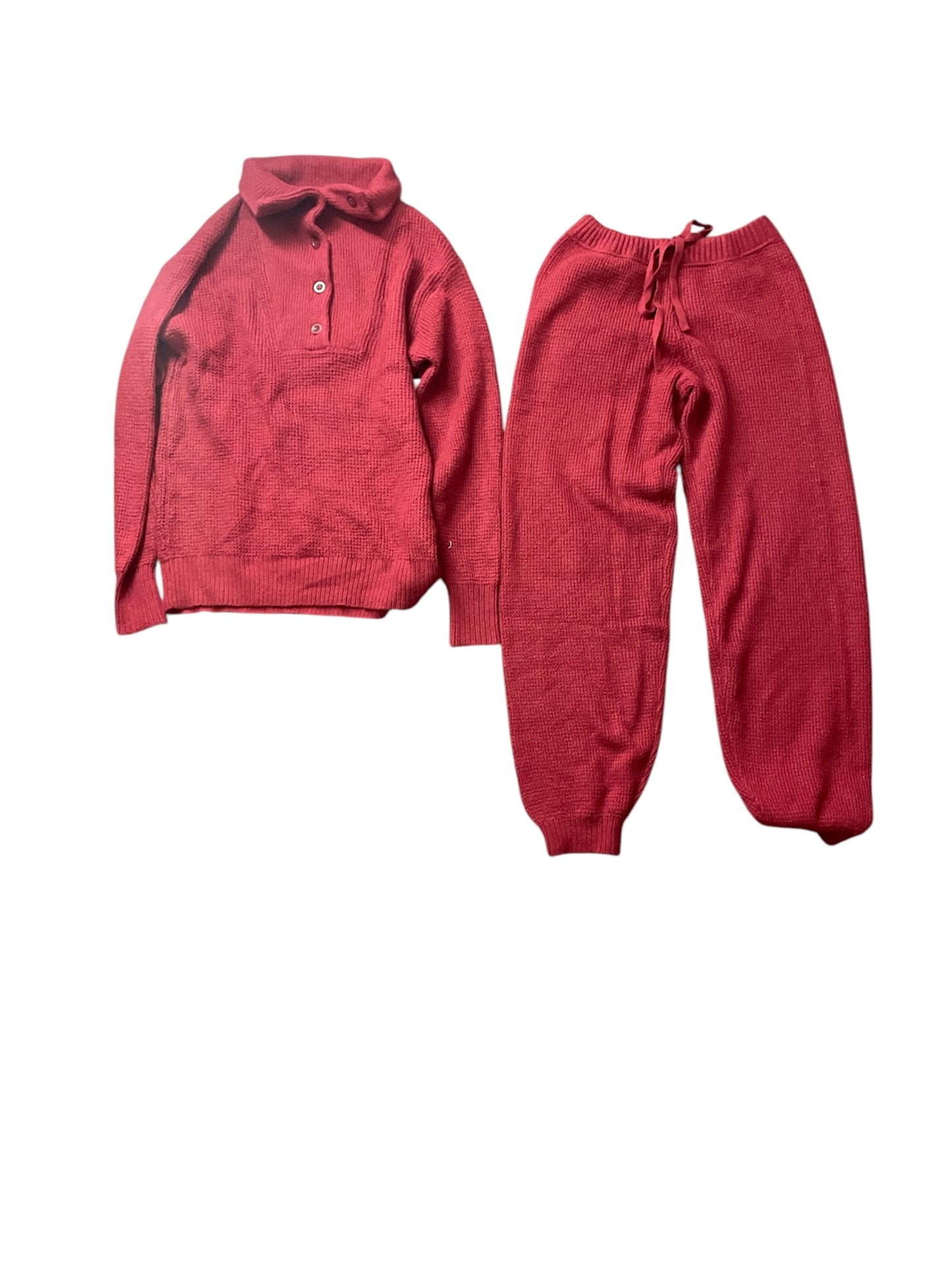 Pants Set 2pc By Aerie In Red, Size: Xxs