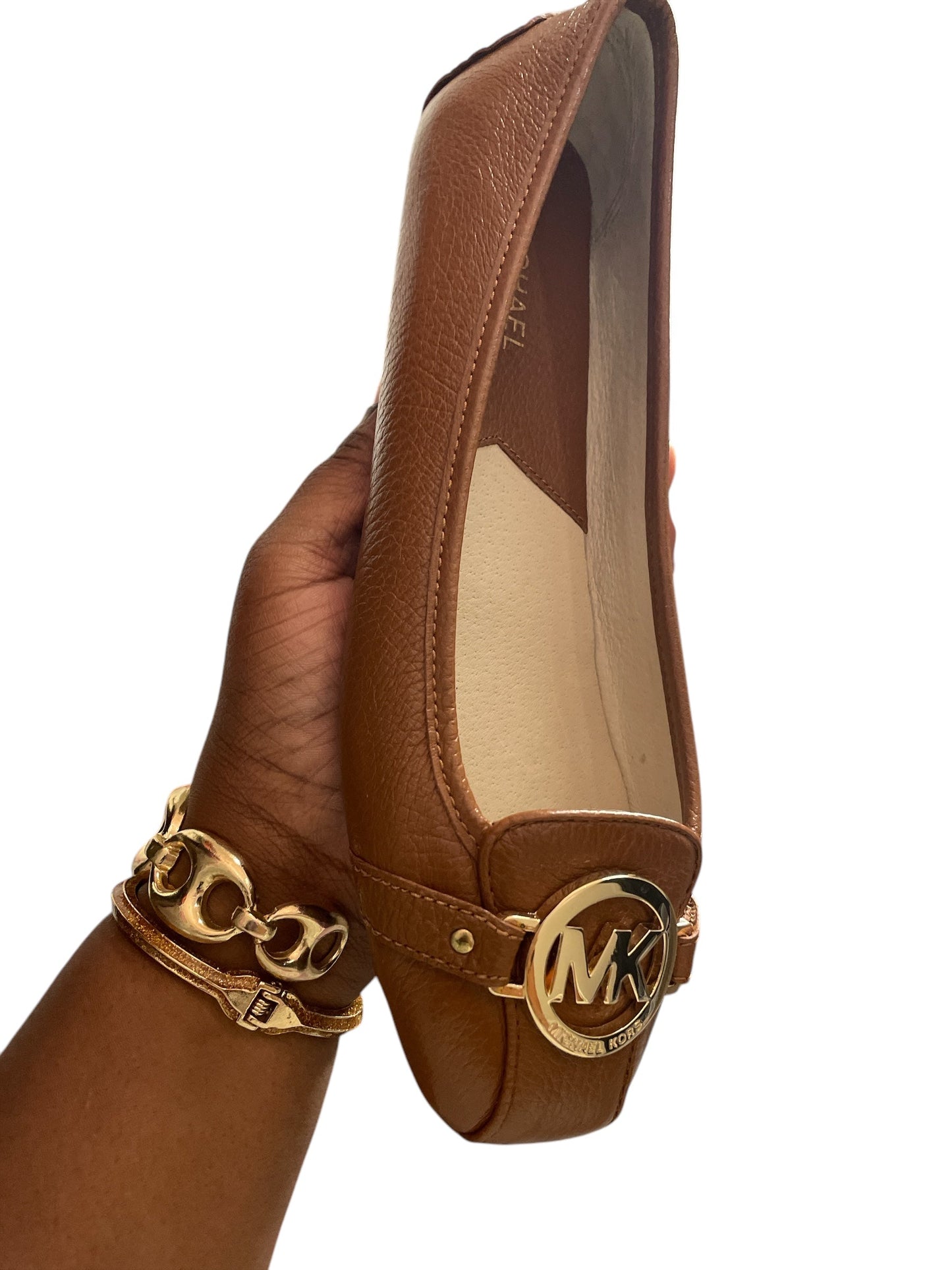 Shoes Flats By Michael By Michael Kors In Brown, Size: 9