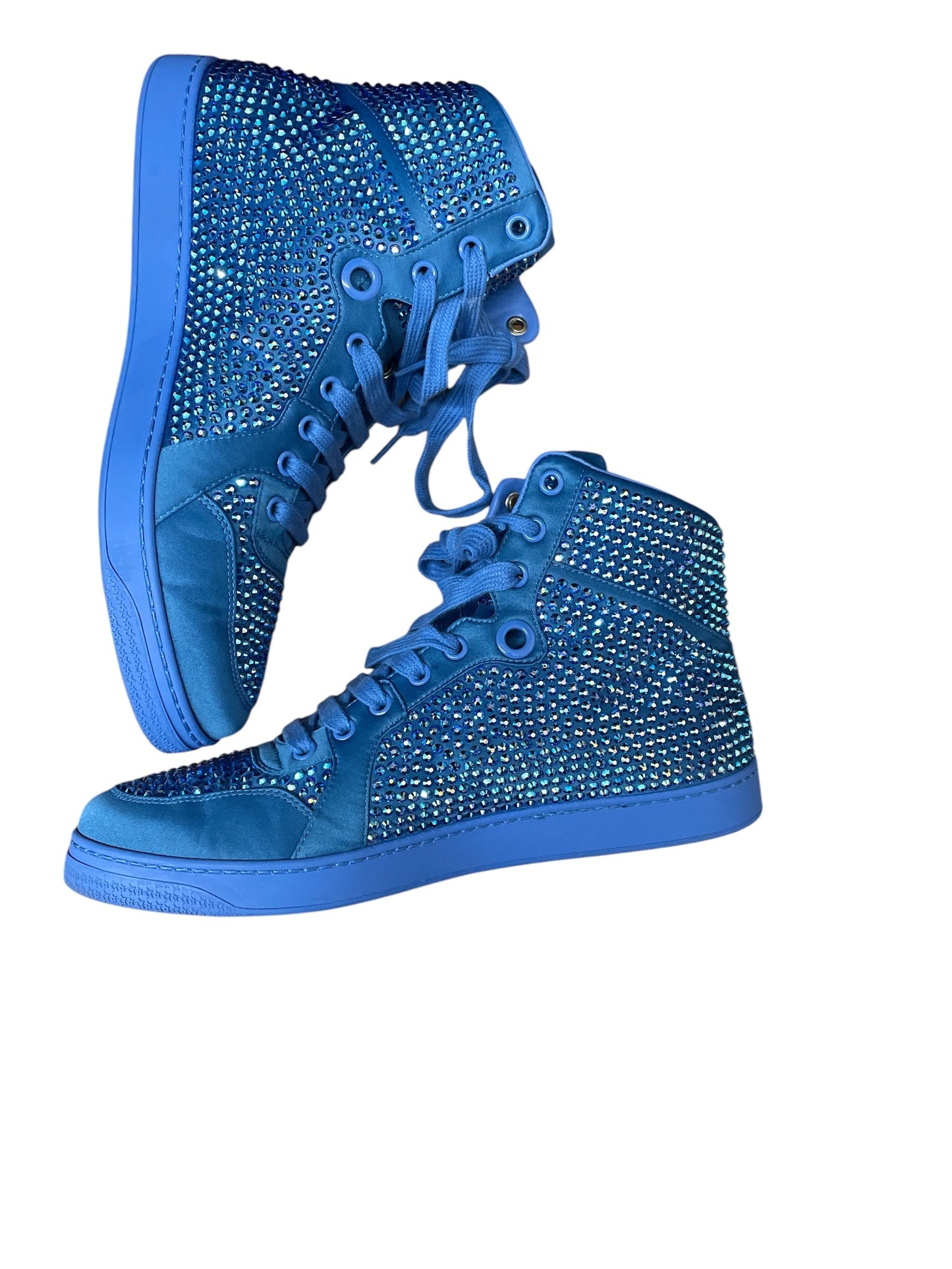 Shoes Luxury Designer By Gucci In Blue