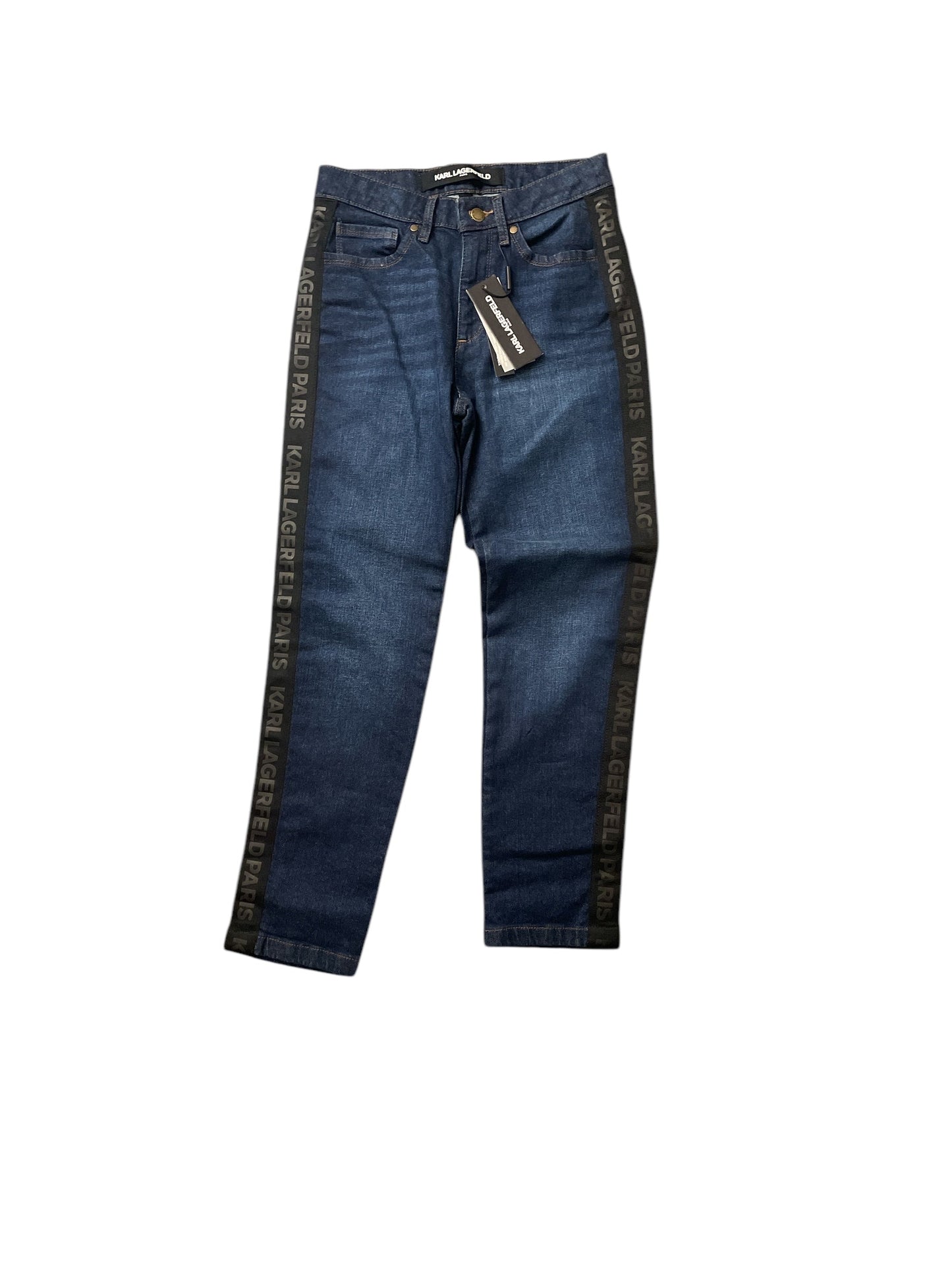 Jeans Skinny By Karl Lagerfeld In Blue, Size: 2