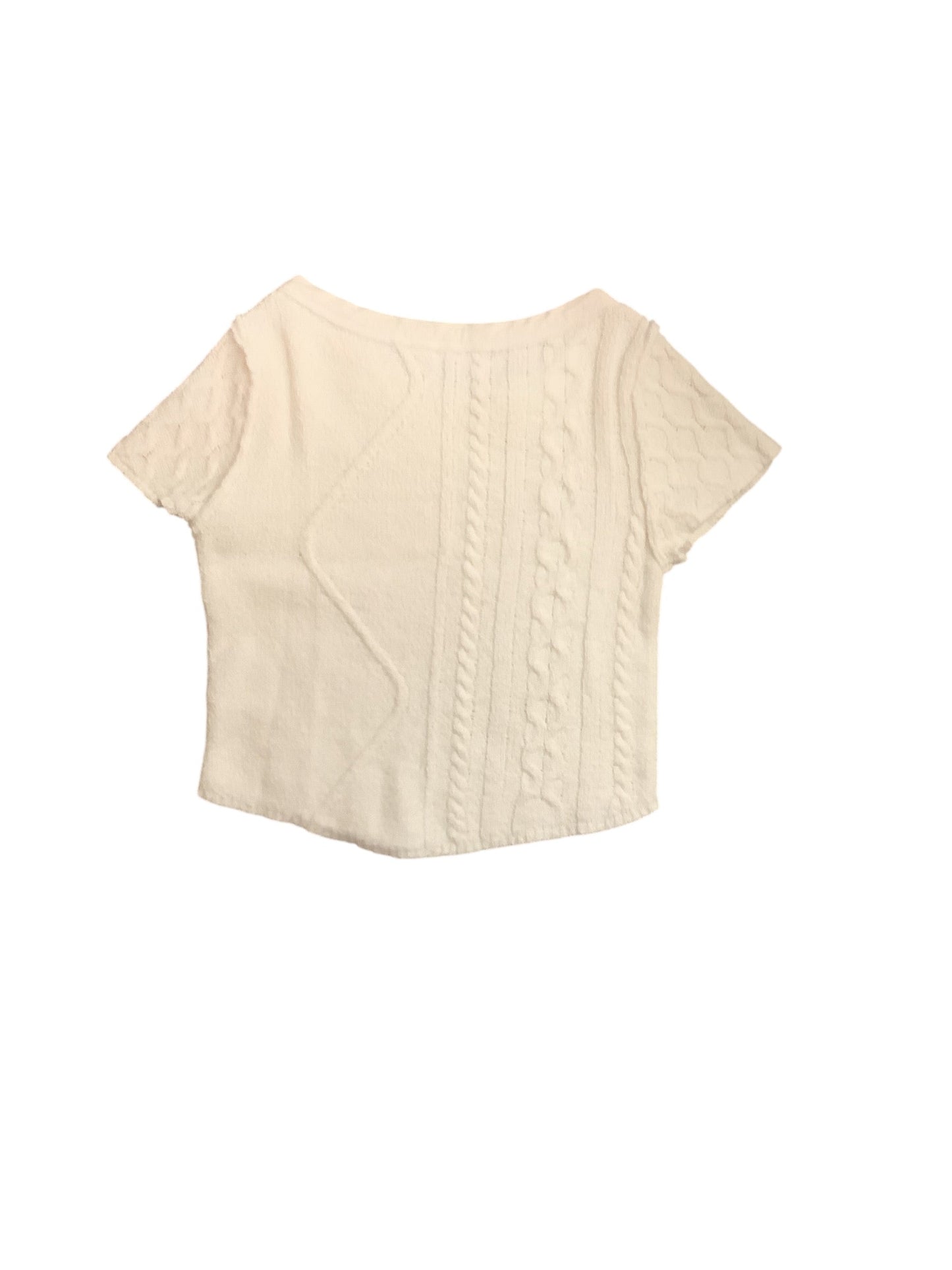 Top Short Sleeve Basic By Free People In White, Size: M