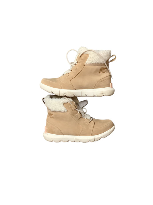 Boots Snow By Sorel In Tan, Size: 8