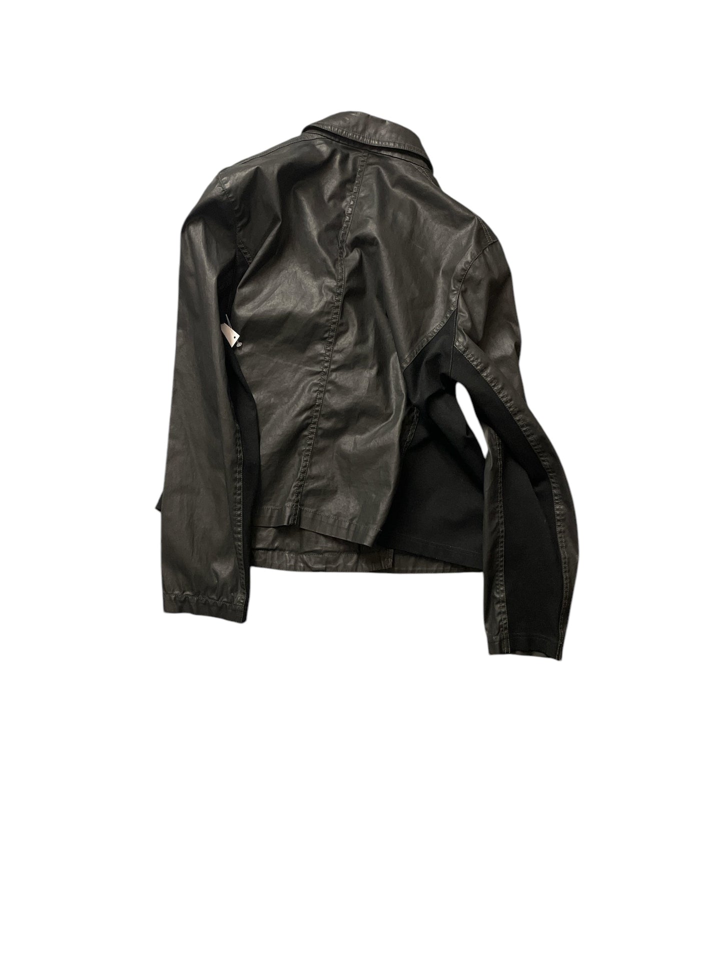 Jacket Moto By Eileen Fisher In Black, Size: L