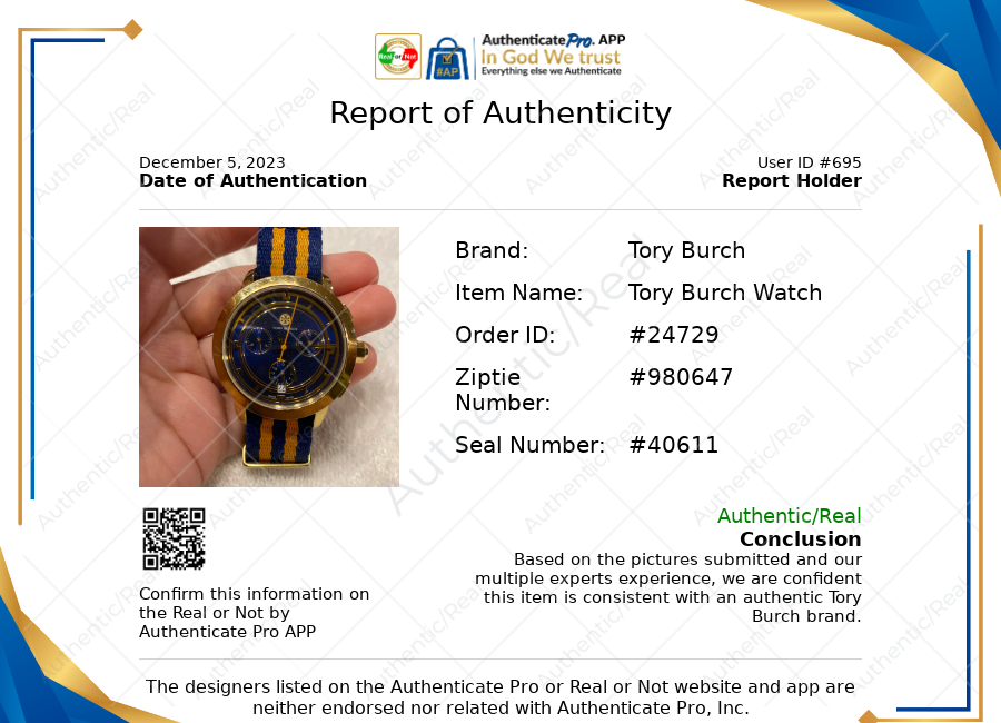 Watch Designer By Tory Burch