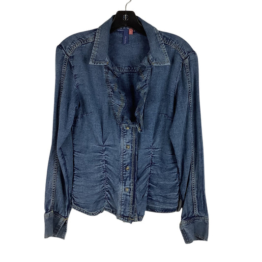 Jacket Denim By Pilcro In Blue Denim, Size: Xs