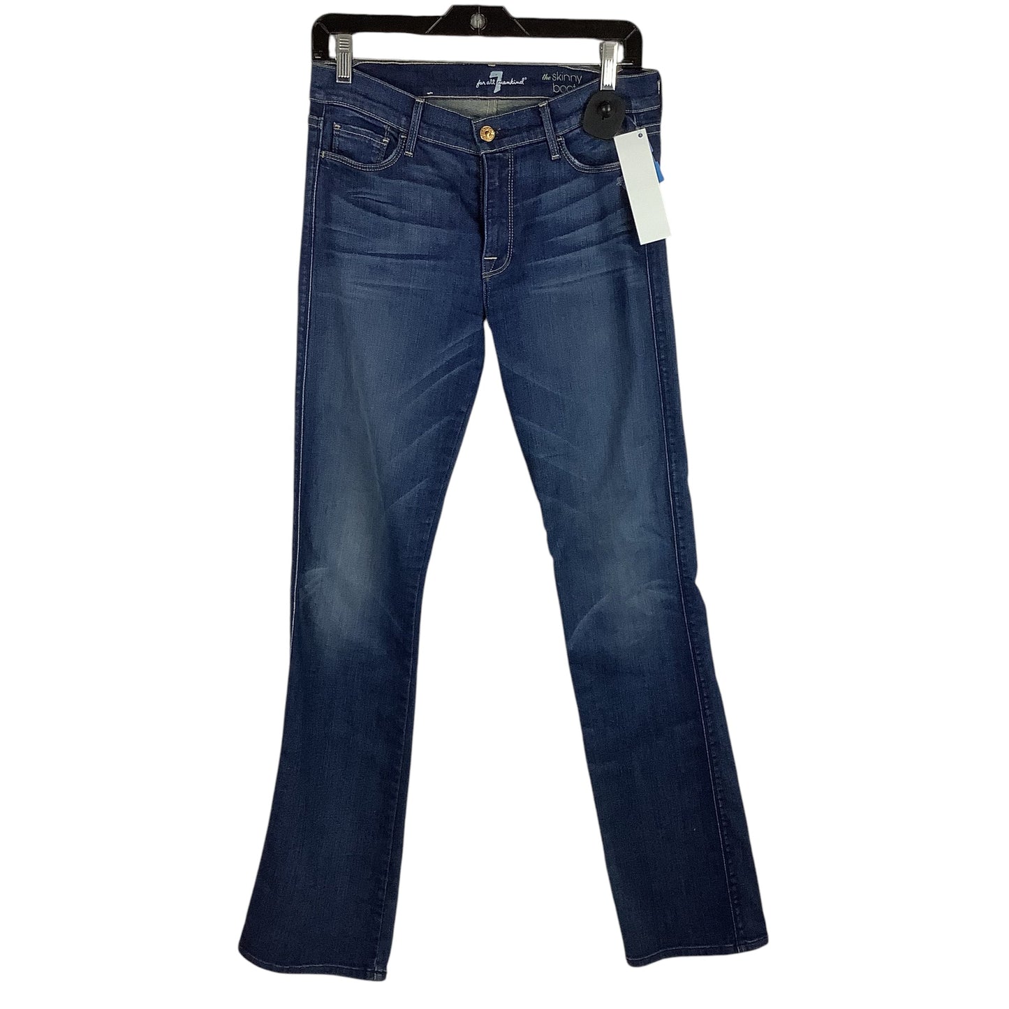 Jeans Designer By 7 For All Mankind In Blue Denim, Size: 6 (28)