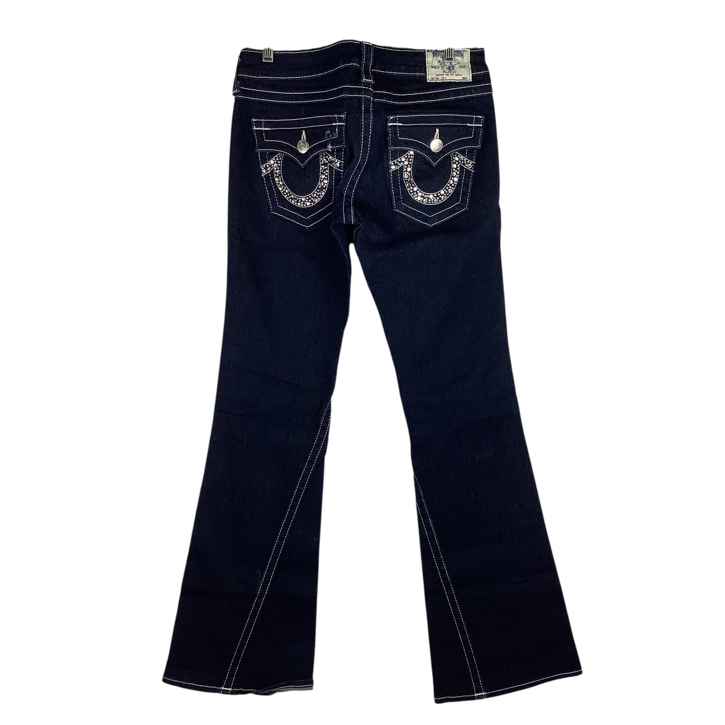 Jeans Designer By True Religion In Blue Denim, Size: 8 (29)