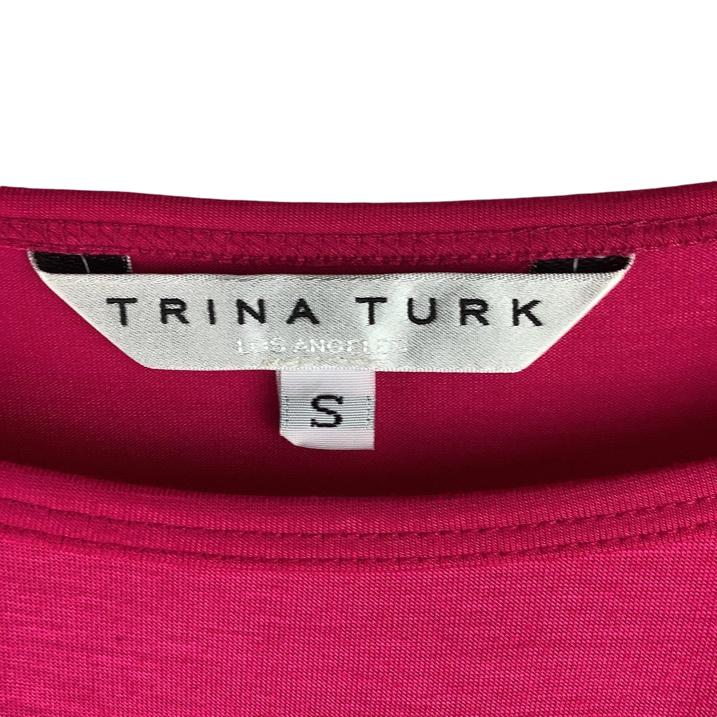 Top Long Sleeve Designer By Trina Turk In Pink, Size: S